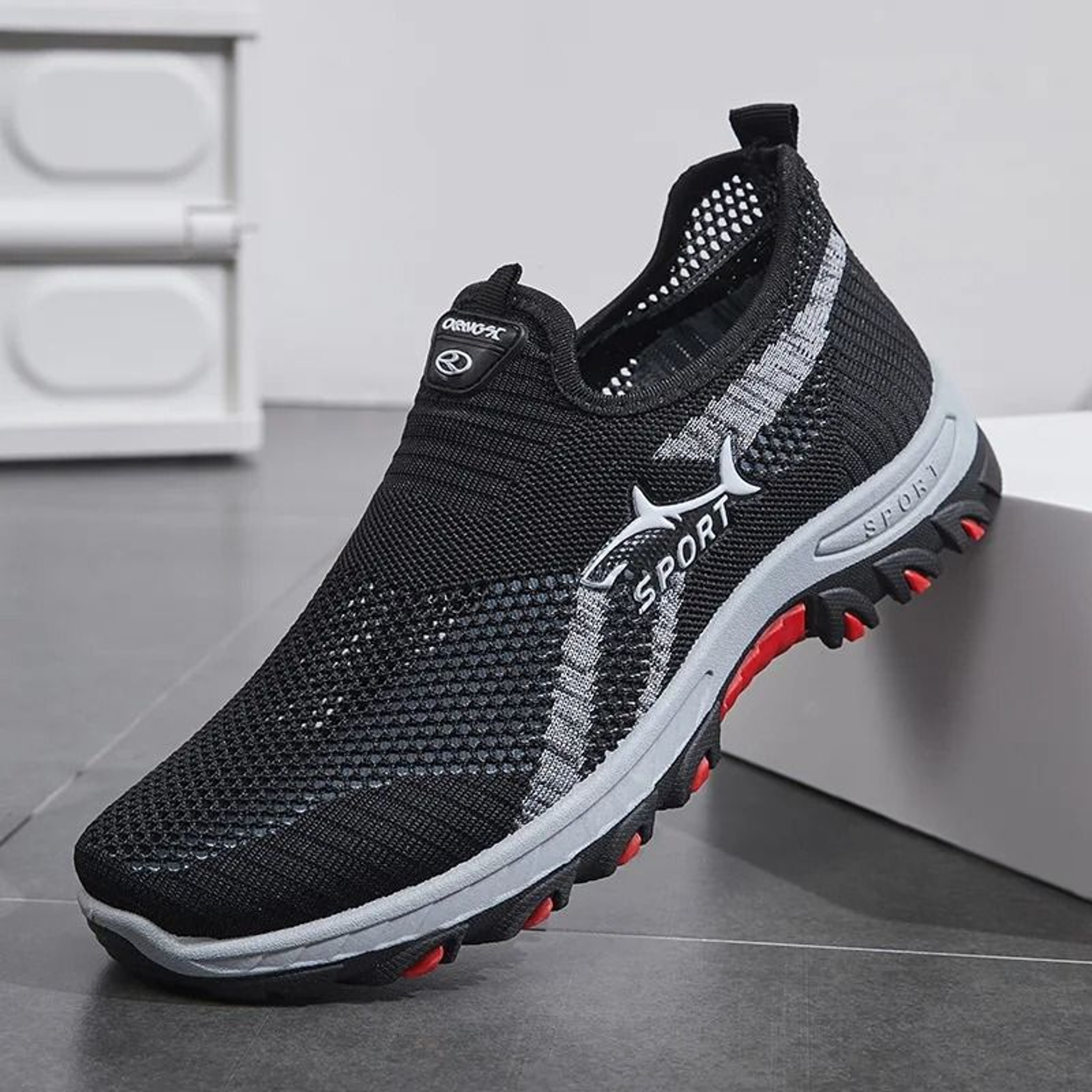 Mens Summer Mesh Sneakers Lightweight Breathable Casual Walking Shoes 1