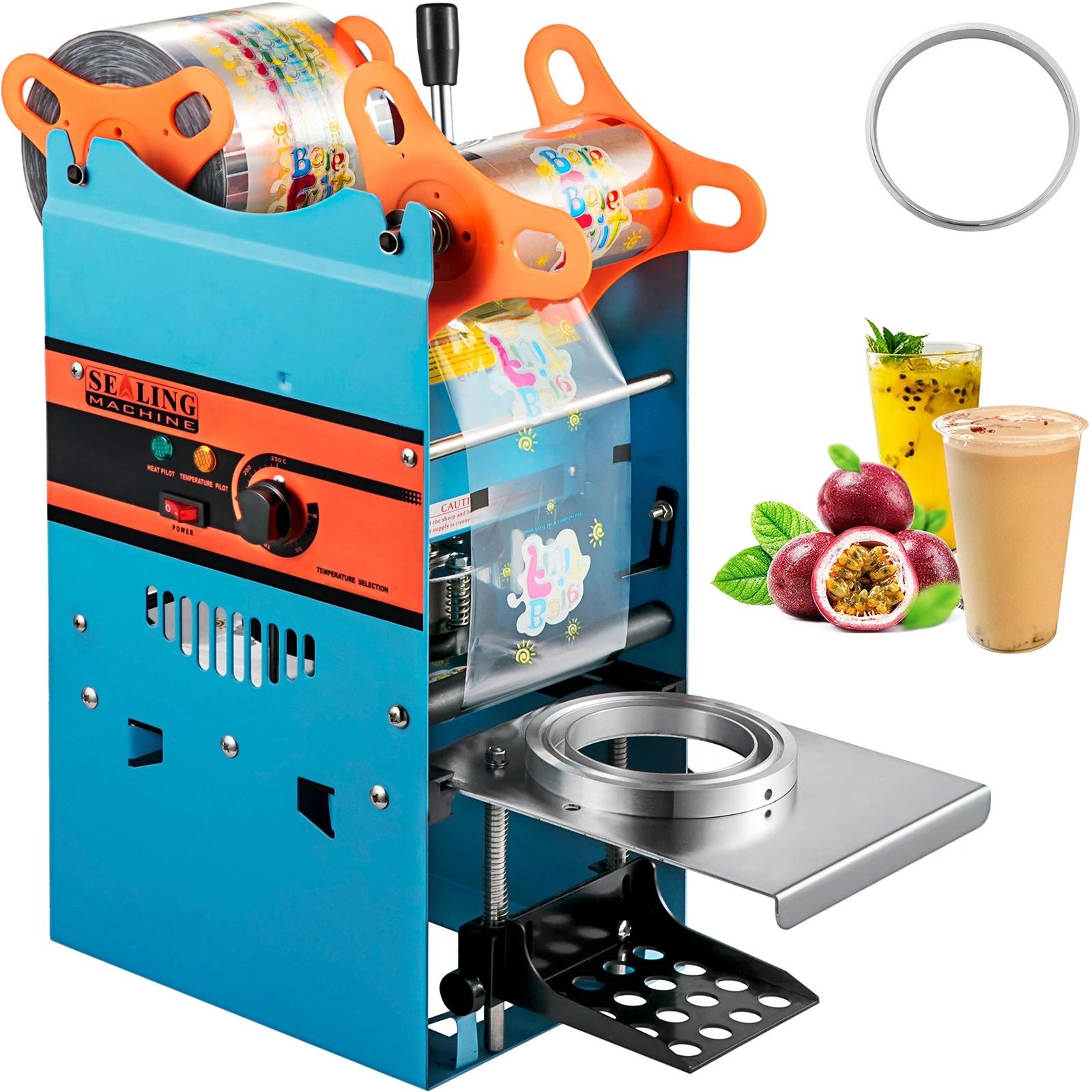 Manual Cup Sealer Machine With Heating Technology For 90 And 95 Mm Cups 0