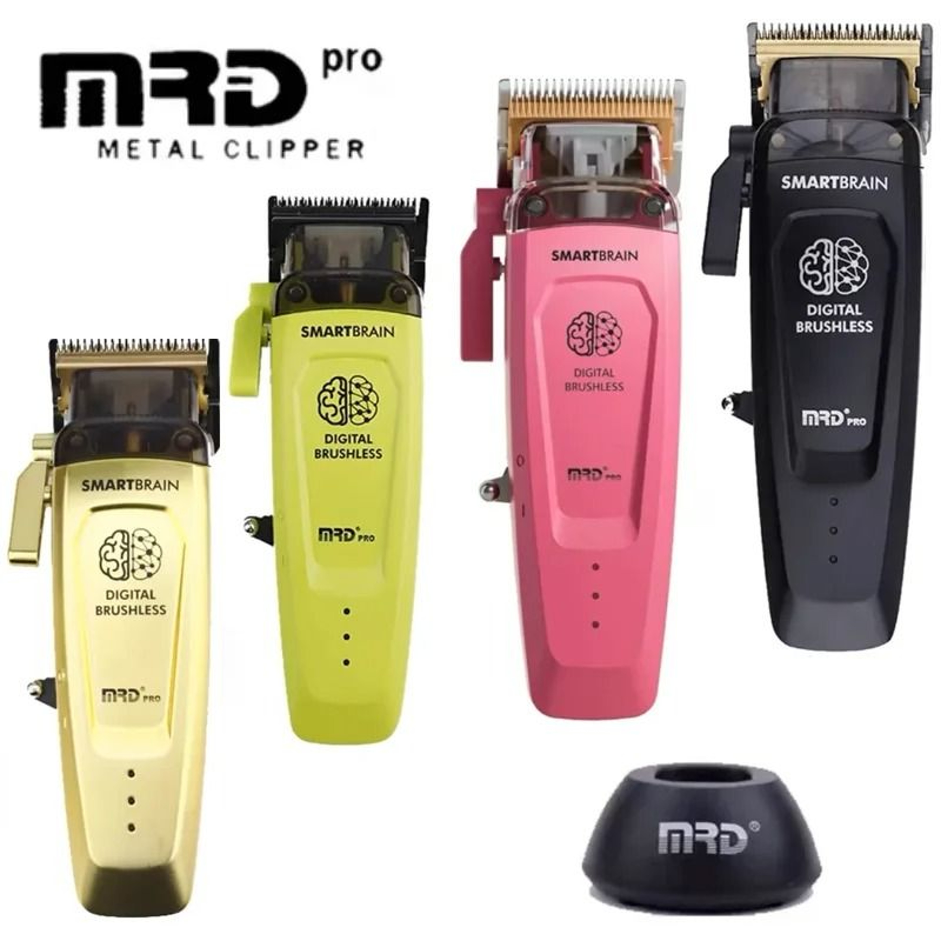 Smart Brain Hair Clipper Professional Full Metal Cordless Trimmer With Digital Brushless Motor 1