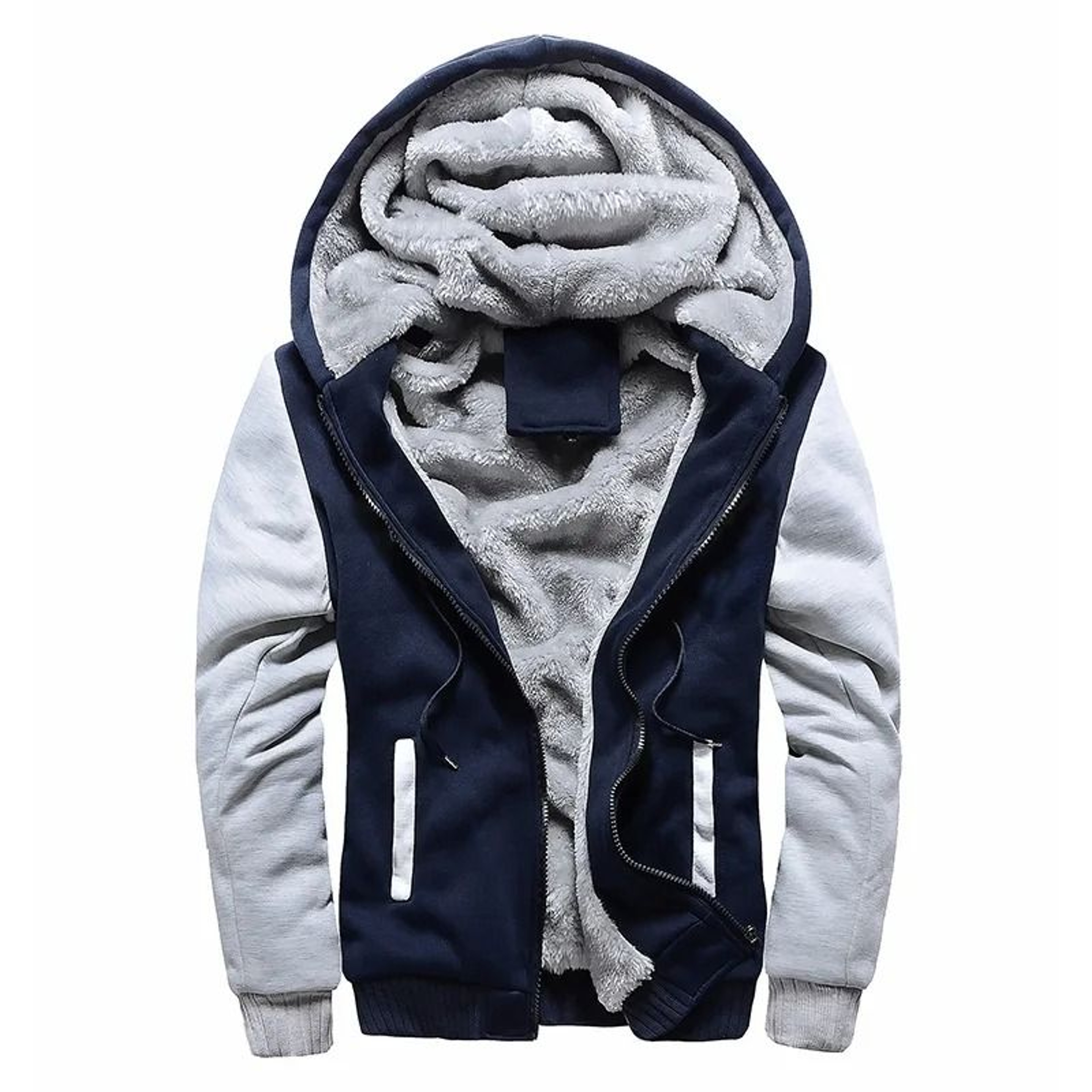Mens Camouflage Winter Jacket With Fleece Lining And Hood 3