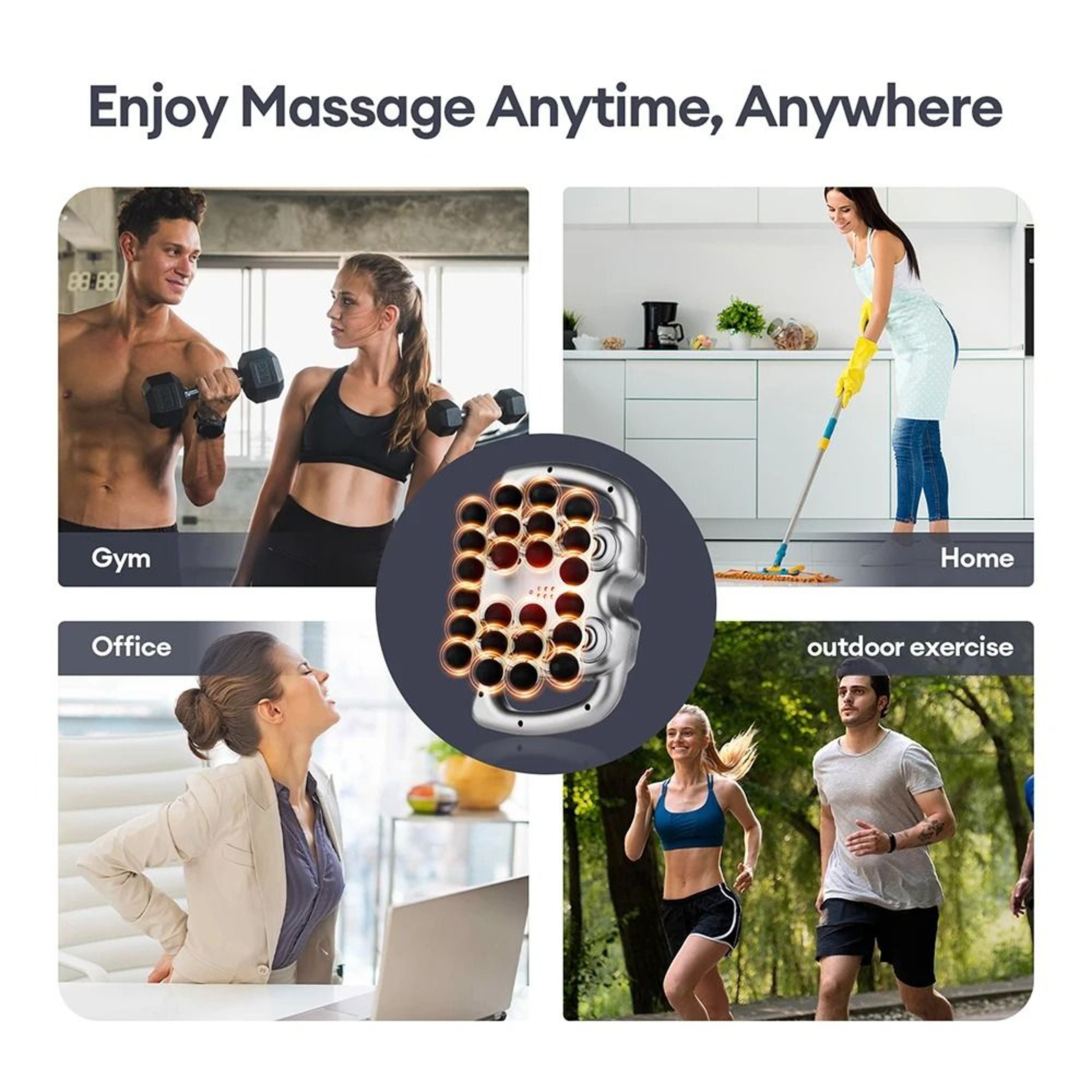 24Head Massage Gun With 99 Strength Levels For Deep Tissue Muscle Relief 6