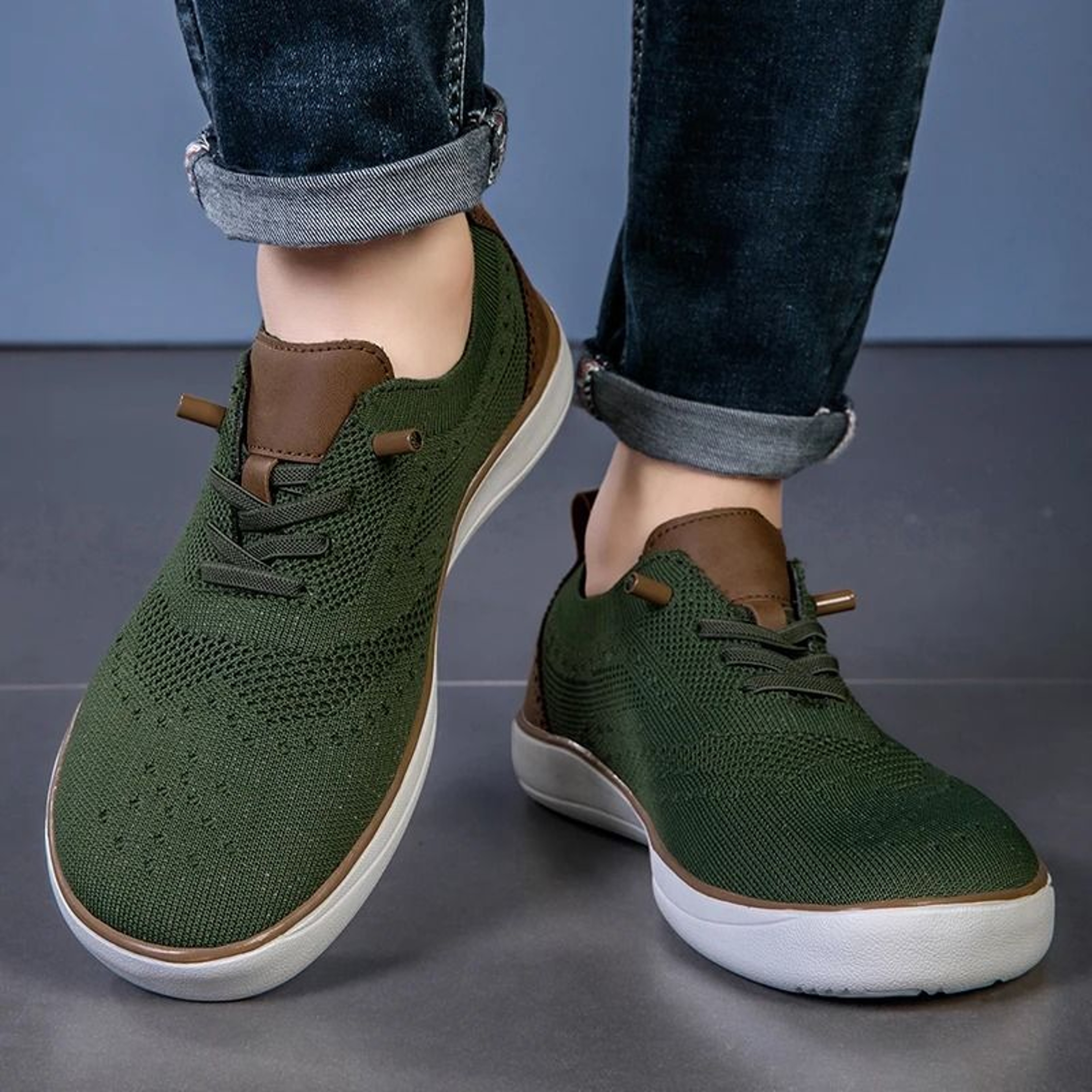 Mens Wide Casual Walking Shoes Soft Lightweight Comfort Fit 3