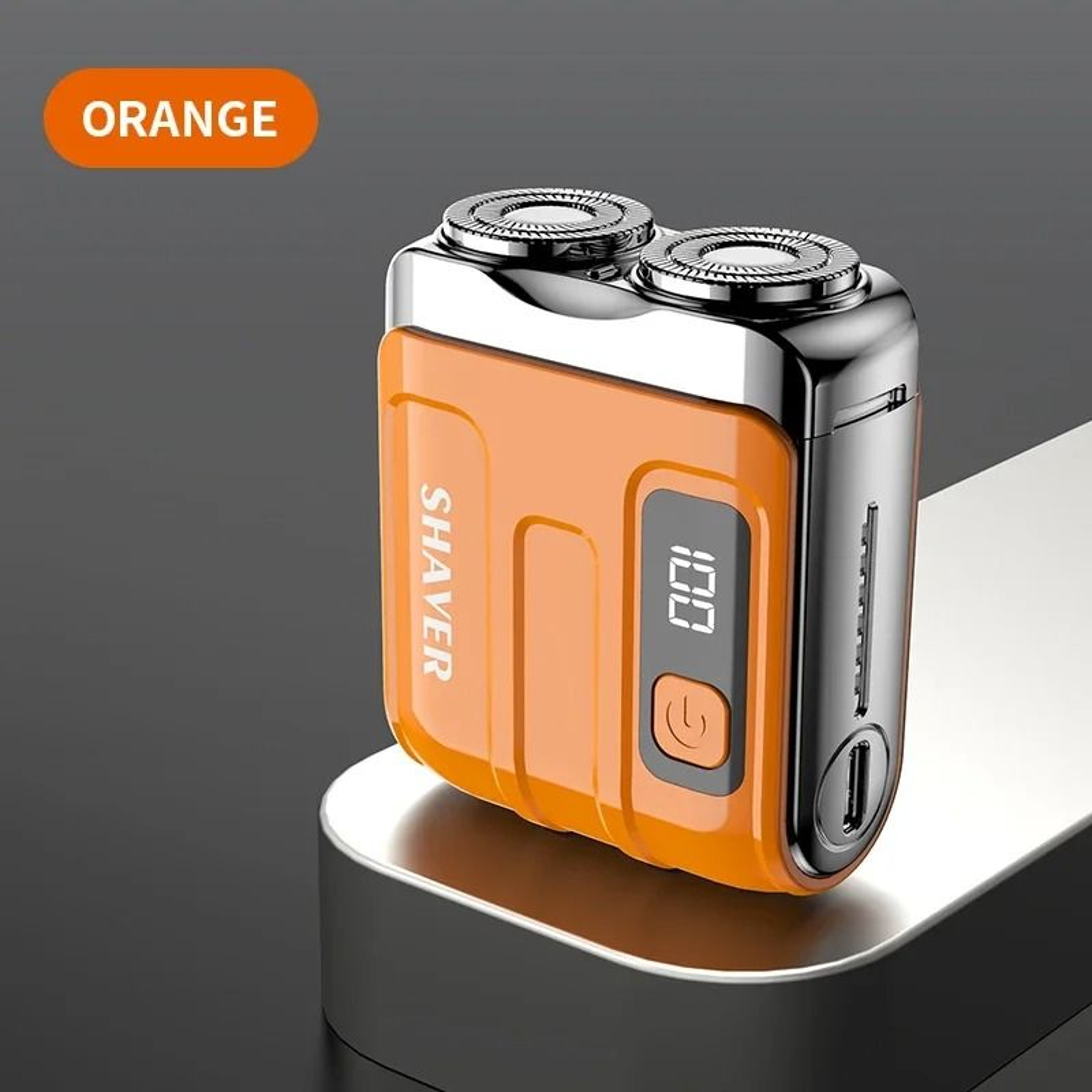 Mini Travel Electric Shaver Rechargeable Rotary Razor For Men 9