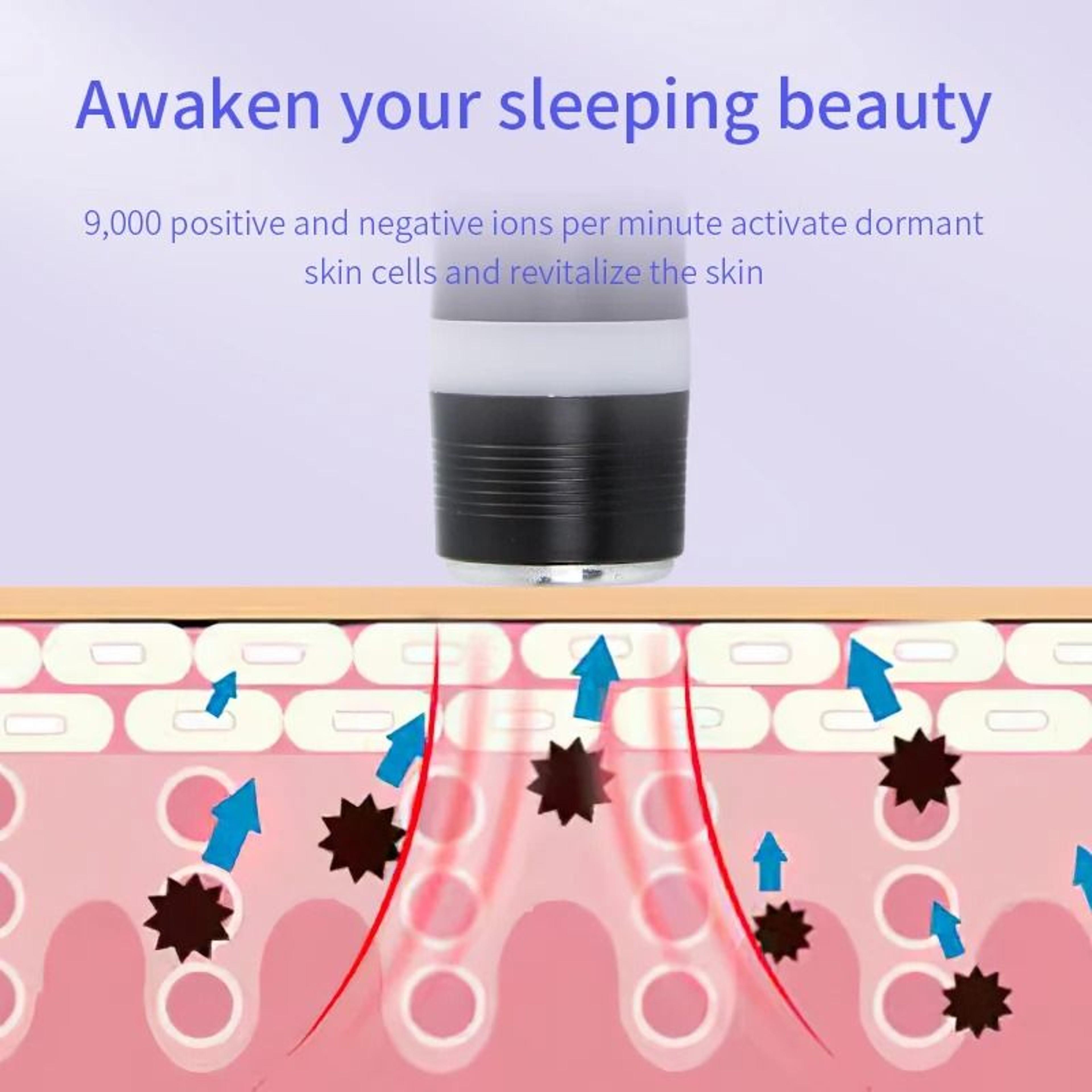 Cryo Electroporation Facial Beauty Machine For Skin Lifting And Circulation 5