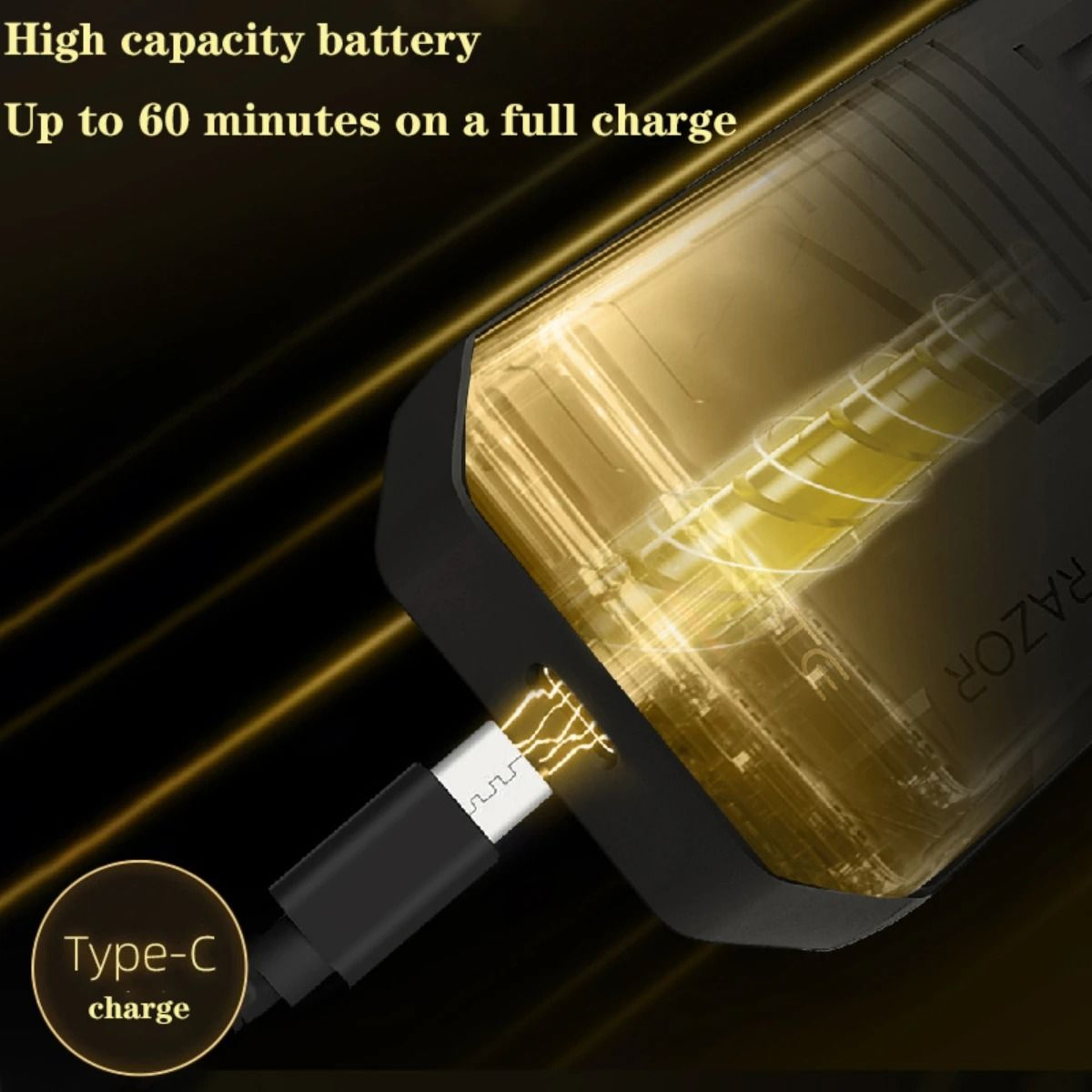 Electric Foil Shaver Beard Trimmer Rechargeable Mini Razor 3
