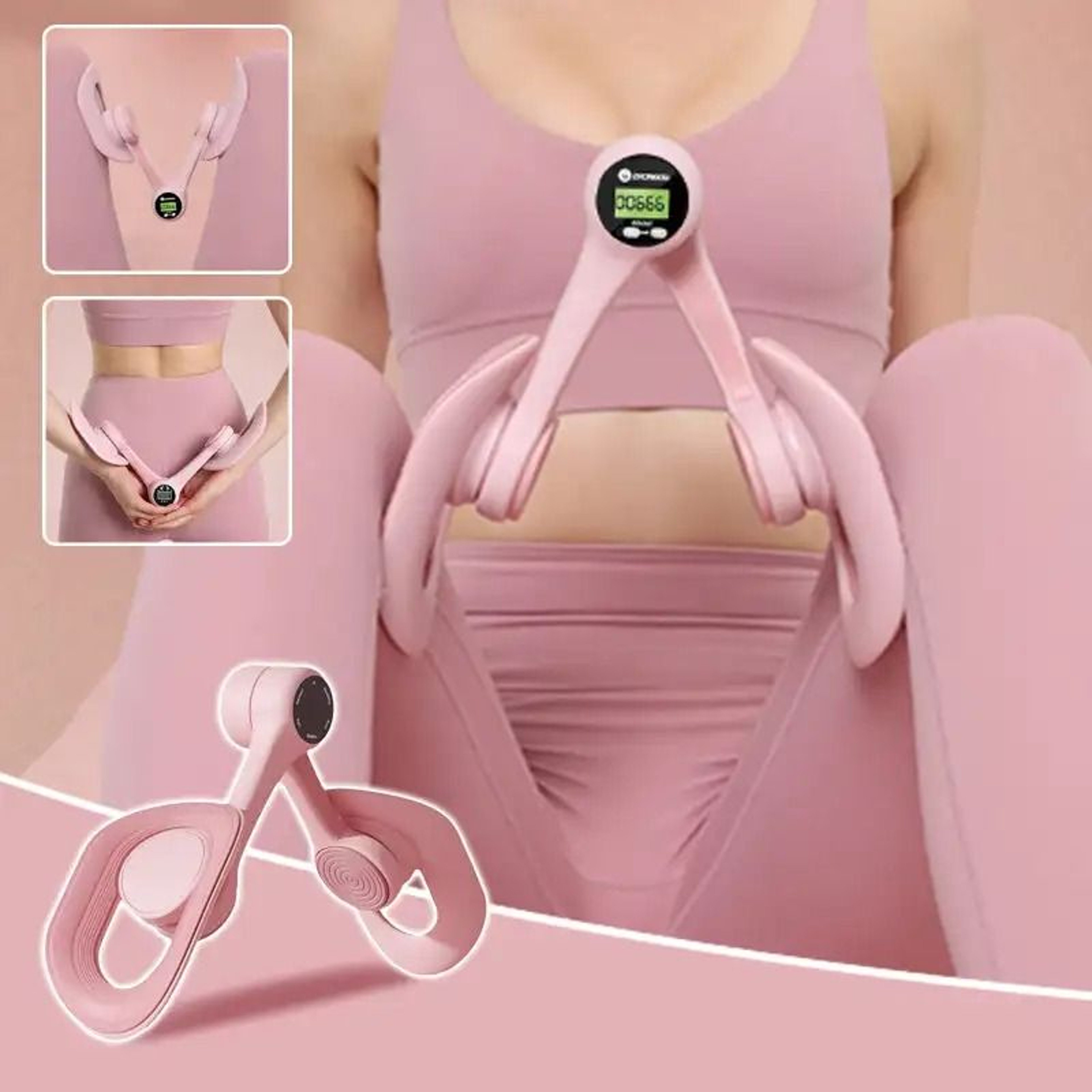 Pelvic Floor And Thigh Exerciser Non Slip Comfortable Postpartum Recovery Trainer 0