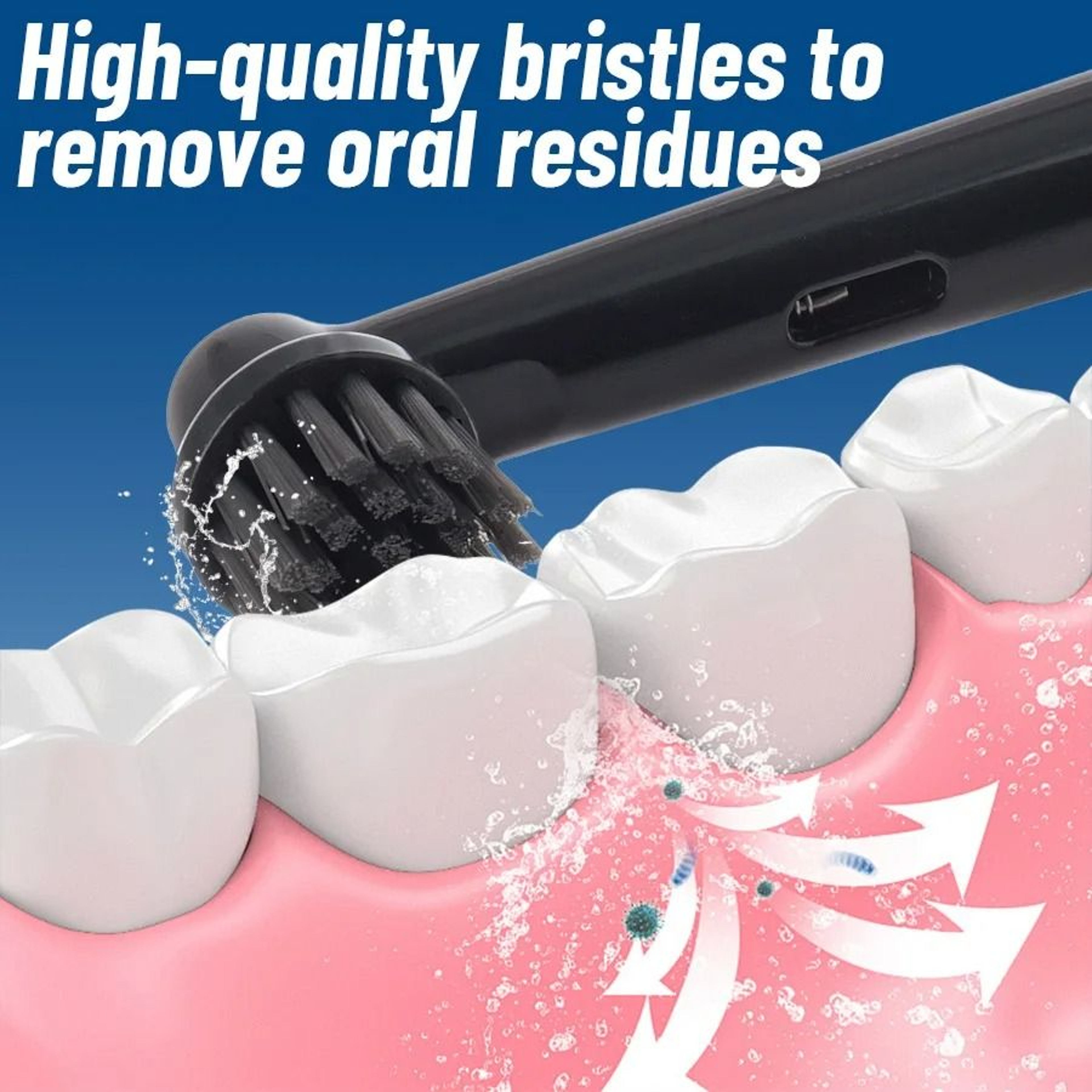 Electric Toothbrush Replacement Brush Heads Basic Cleaning Nozzle Compatible With D100 D25 D30 D32 2