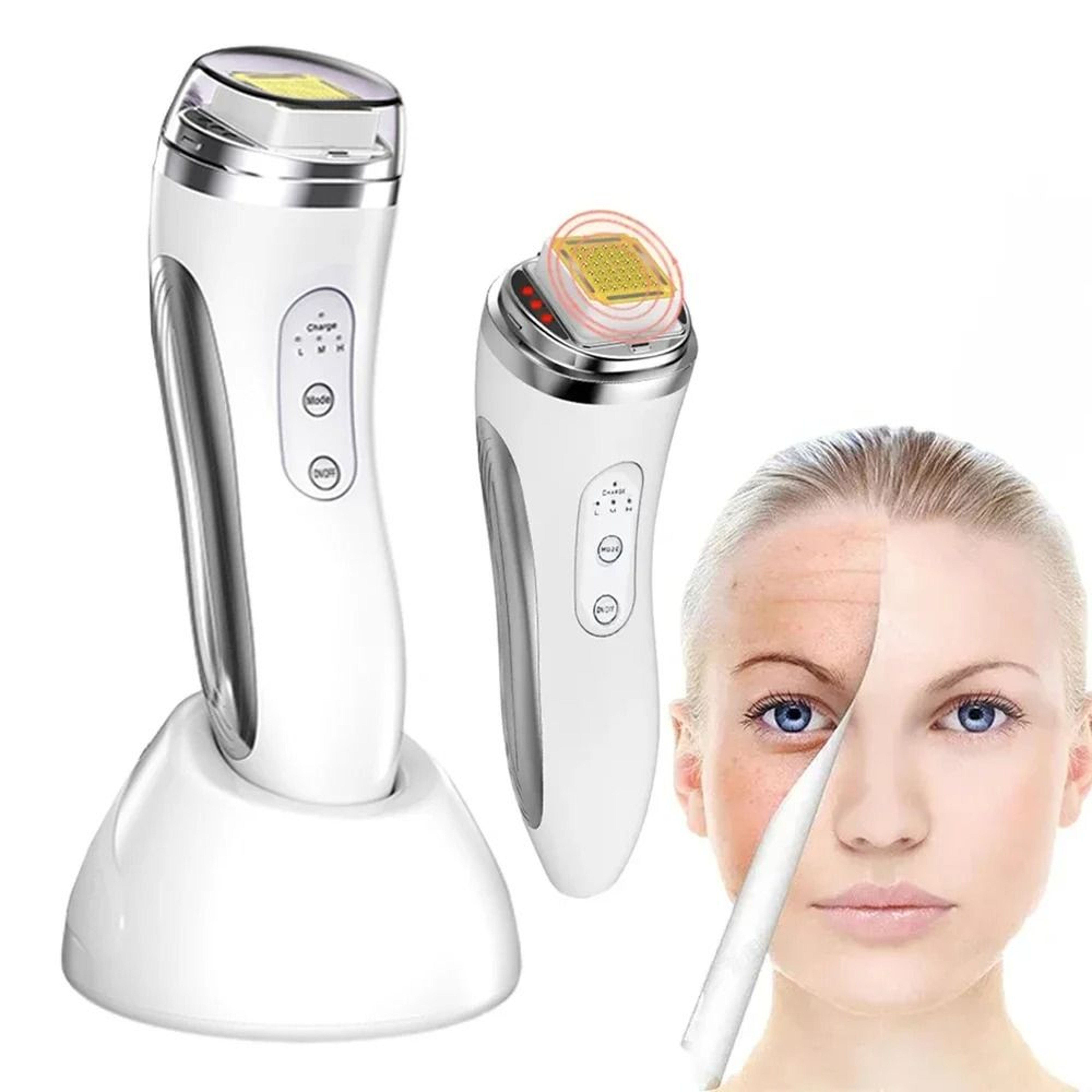 Radio Frequency Face Lifting Device Skin Tightening Wrinkle Remover Beauty Massager 0
