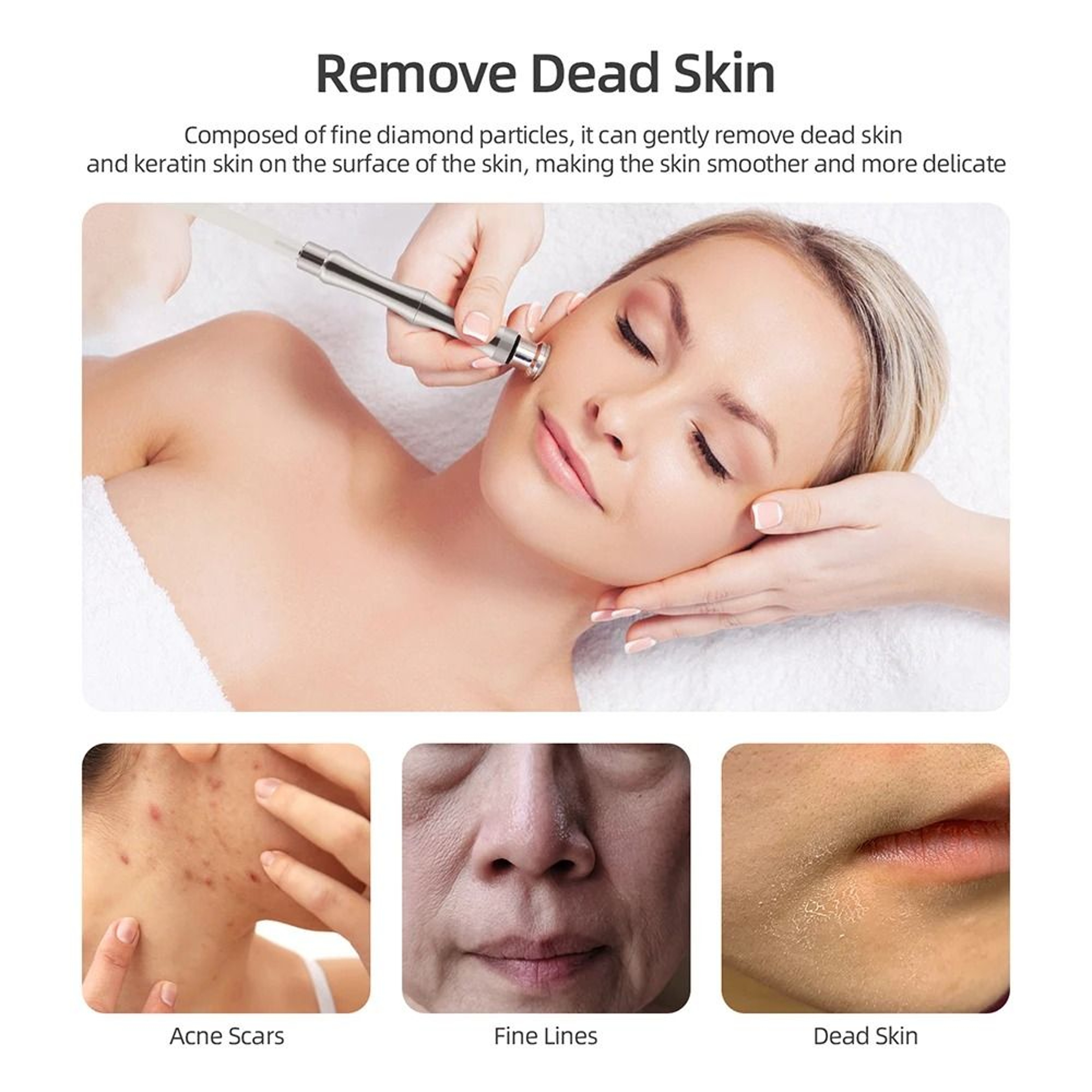 Professional Diamond Microdermabrasion Machine With Water Spray For Deep Facial Cleansing 5