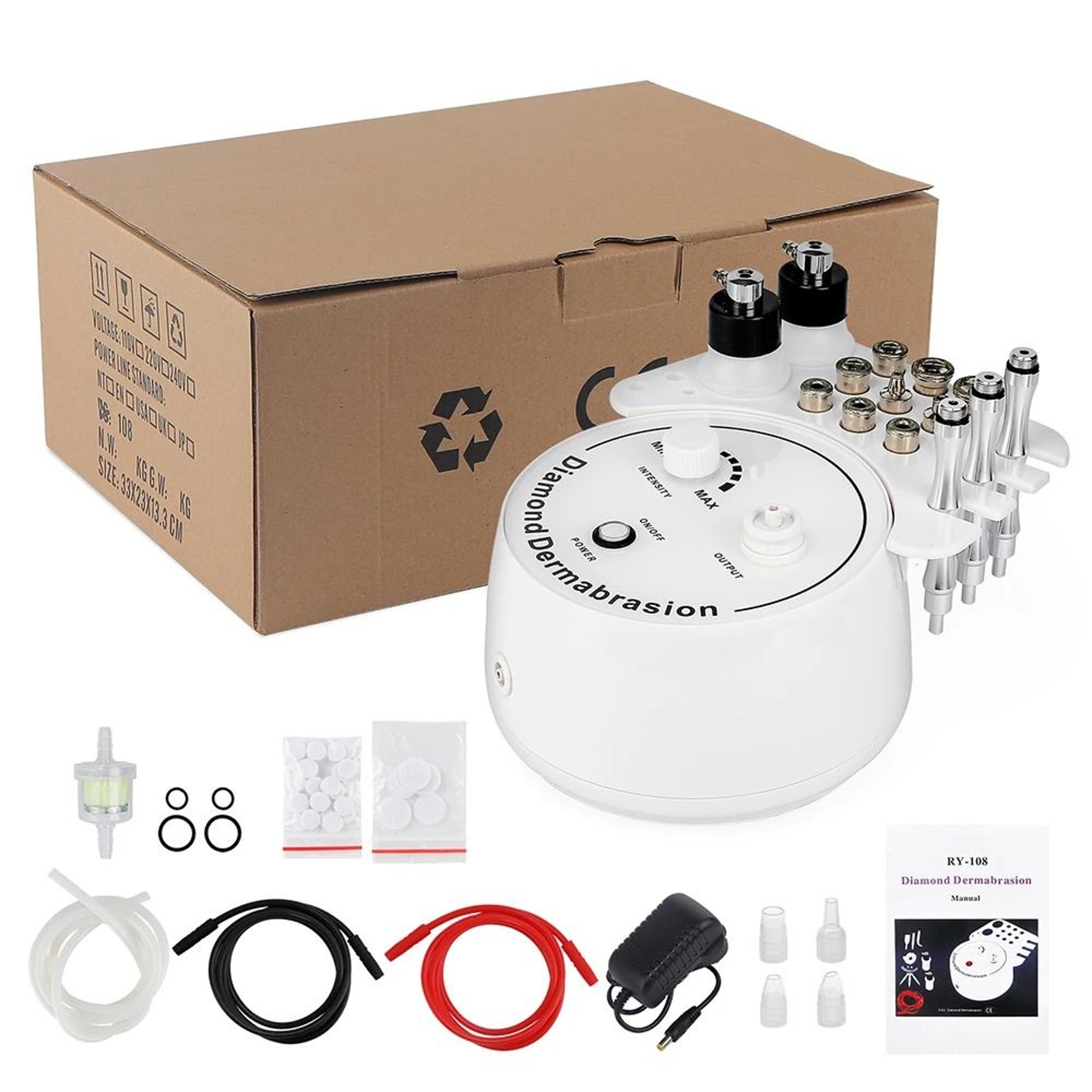 Professional Diamond Microdermabrasion Machine With Water Spray For Deep Facial Cleansing 7