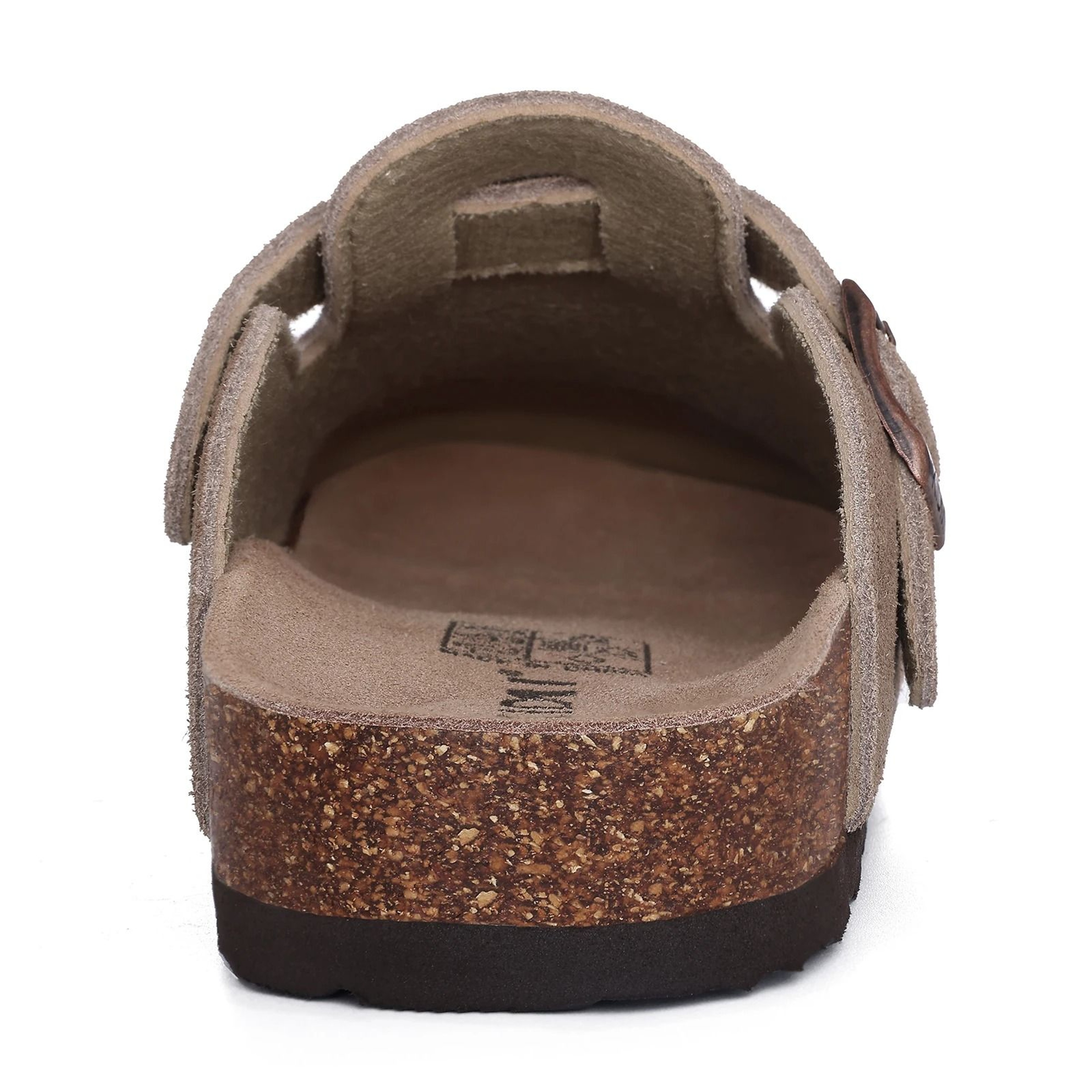 Genuine Suede Clogs With Cork Footbed Arch Support Mules For Women And Men 5