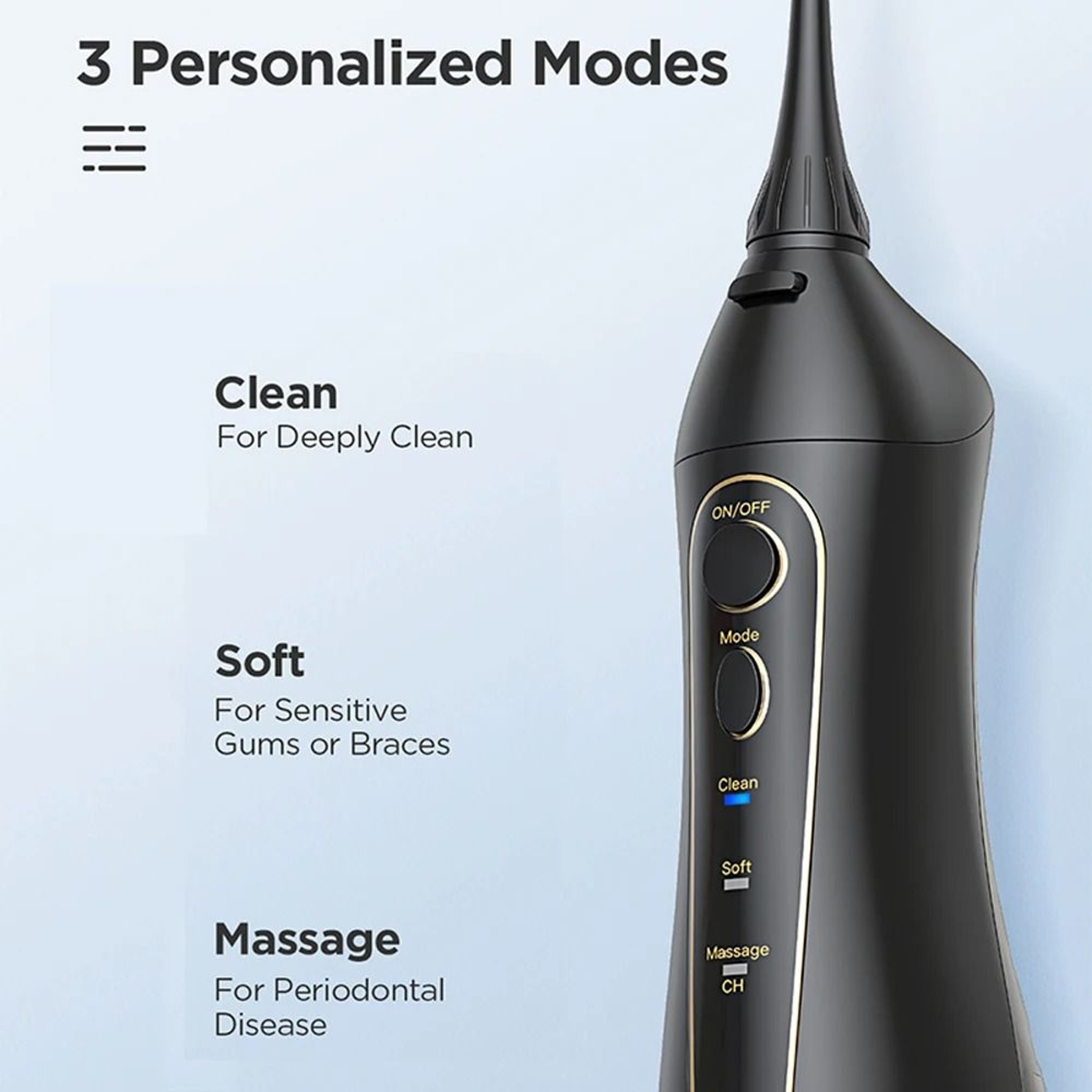 Fairywill Water Dental Flosser And Electric Toothbrush Set With USB Rechargeable Oral Irrigator 2