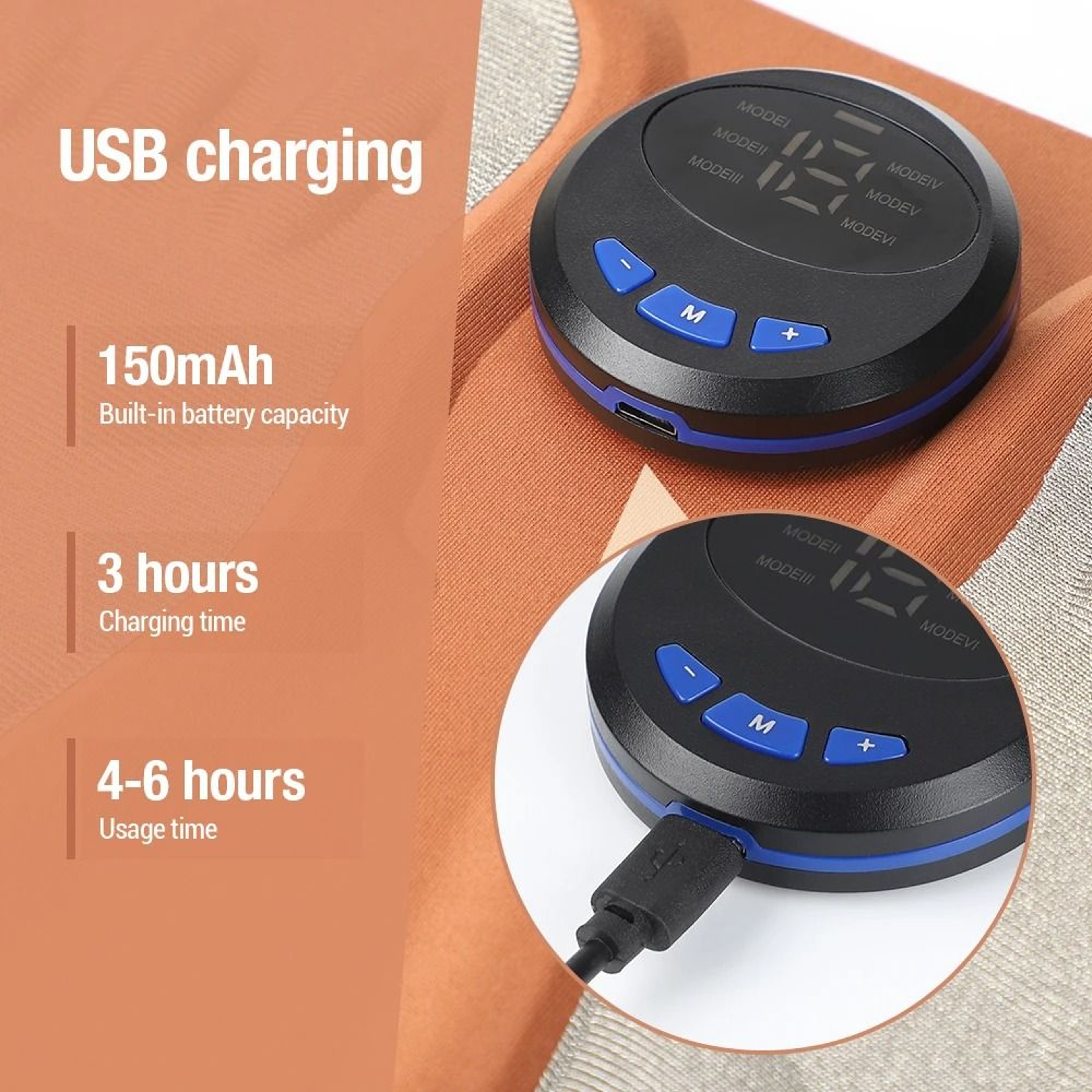 3D Smart Foot Massage Pad Rechargeable EMS Circulation And Relaxation Mat 6