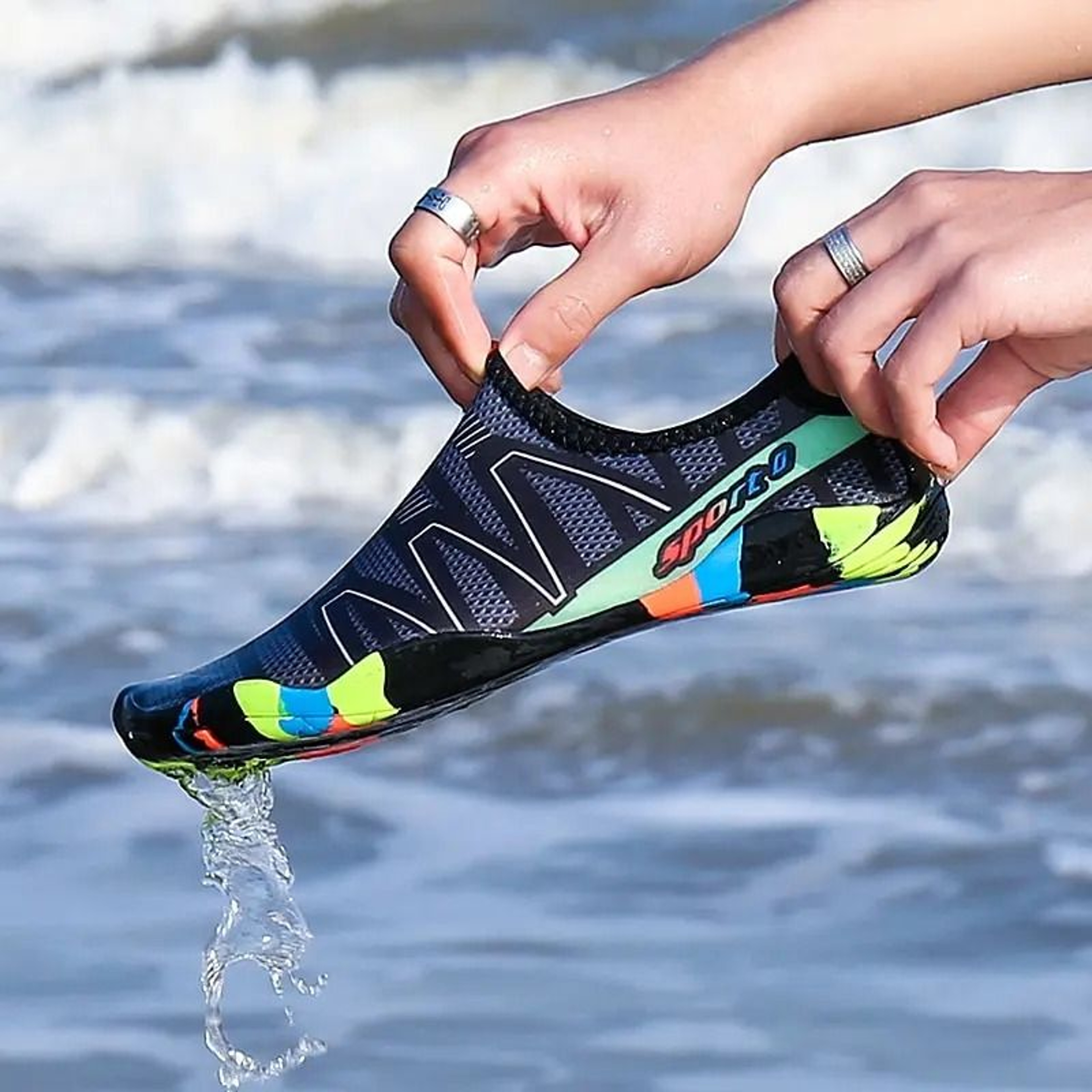 Quick Drying Beach Water Shoes Unisex Aqua Slippers For Swimming Surfing Barefoot Seaside 3