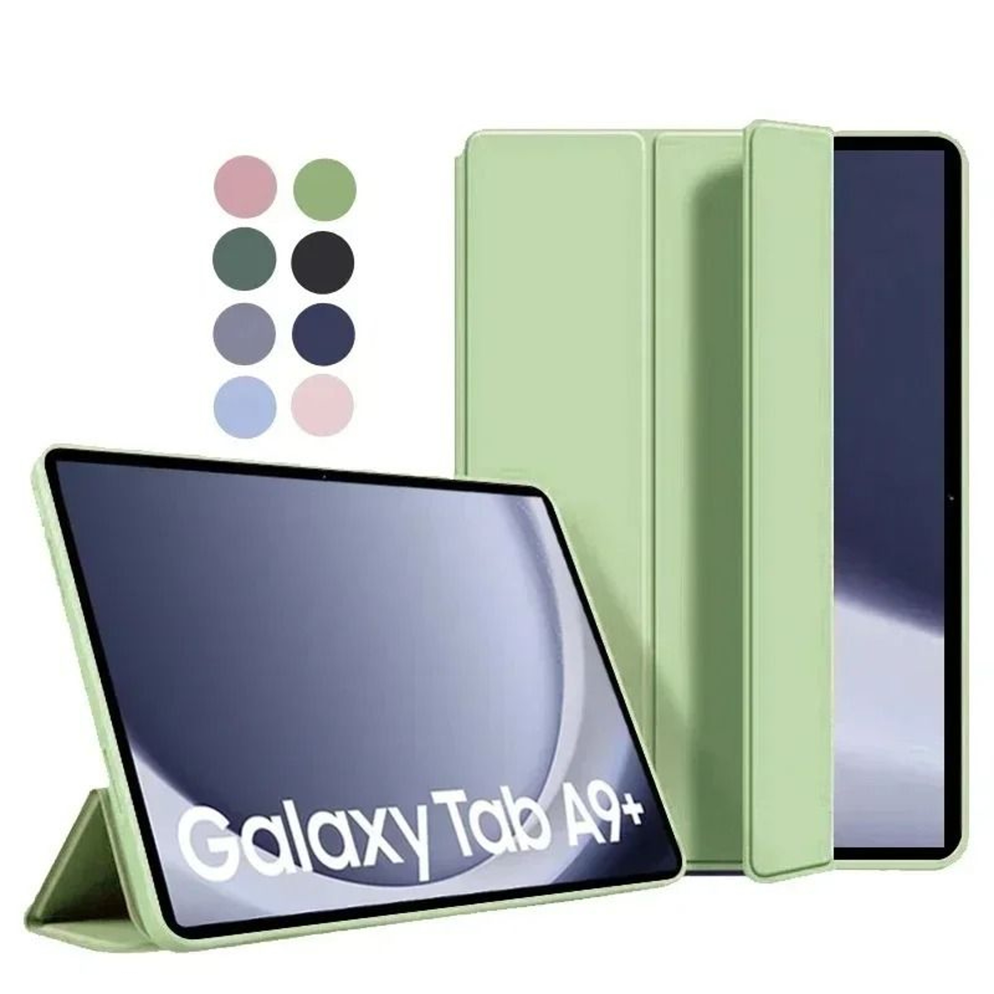 Samsung Galaxy Tab A9 Plus 11 Inch Case With Flip Stand And Magnetic TPU Back 0