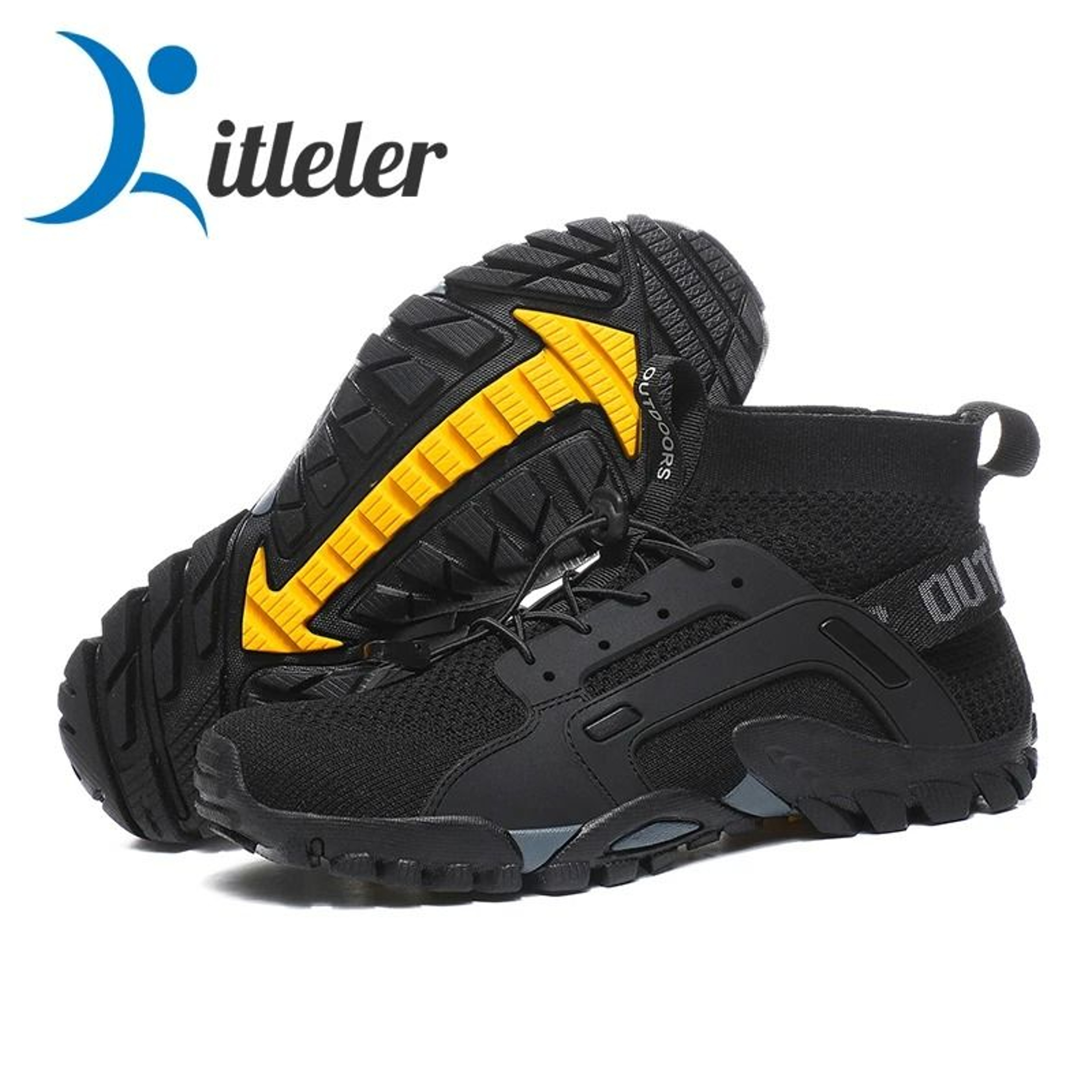 Men Quick Dry Aqua Shoes With Anti Slip Sole For Water Sports And Hiking 10
