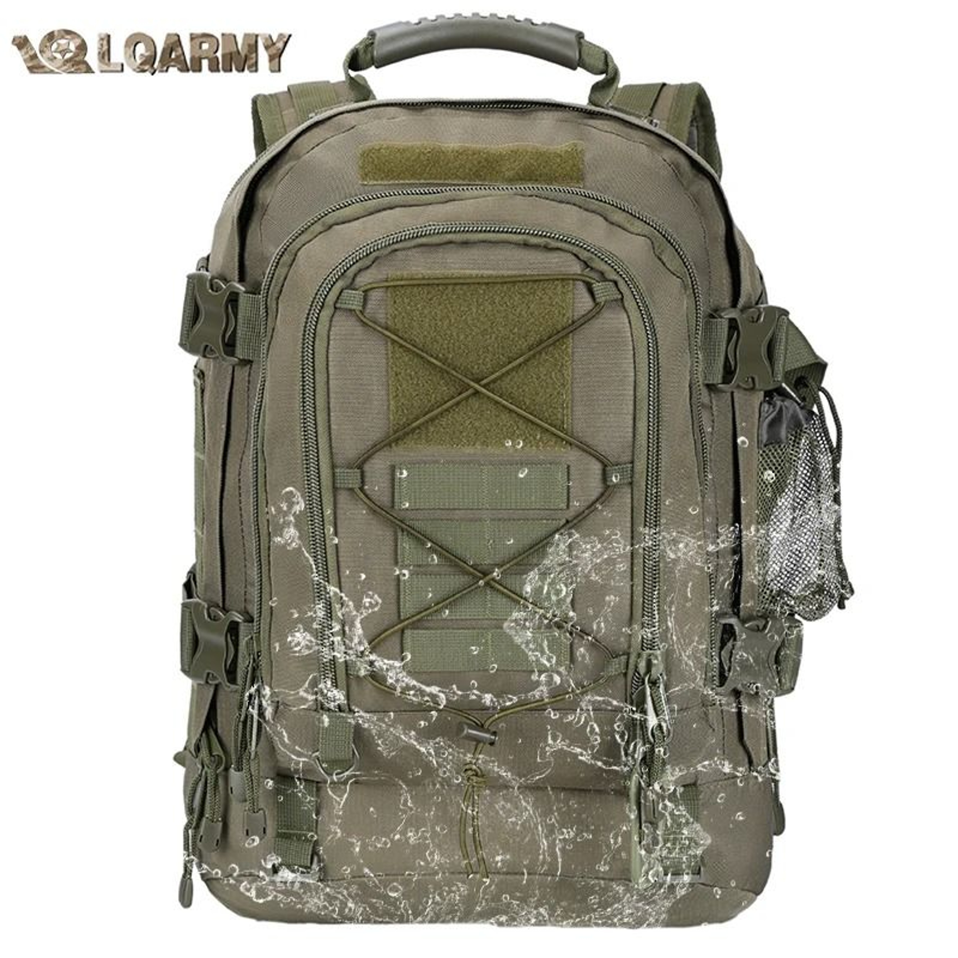 Expandable Tactical Backpack 60L Waterproof Military Travel Pack 0
