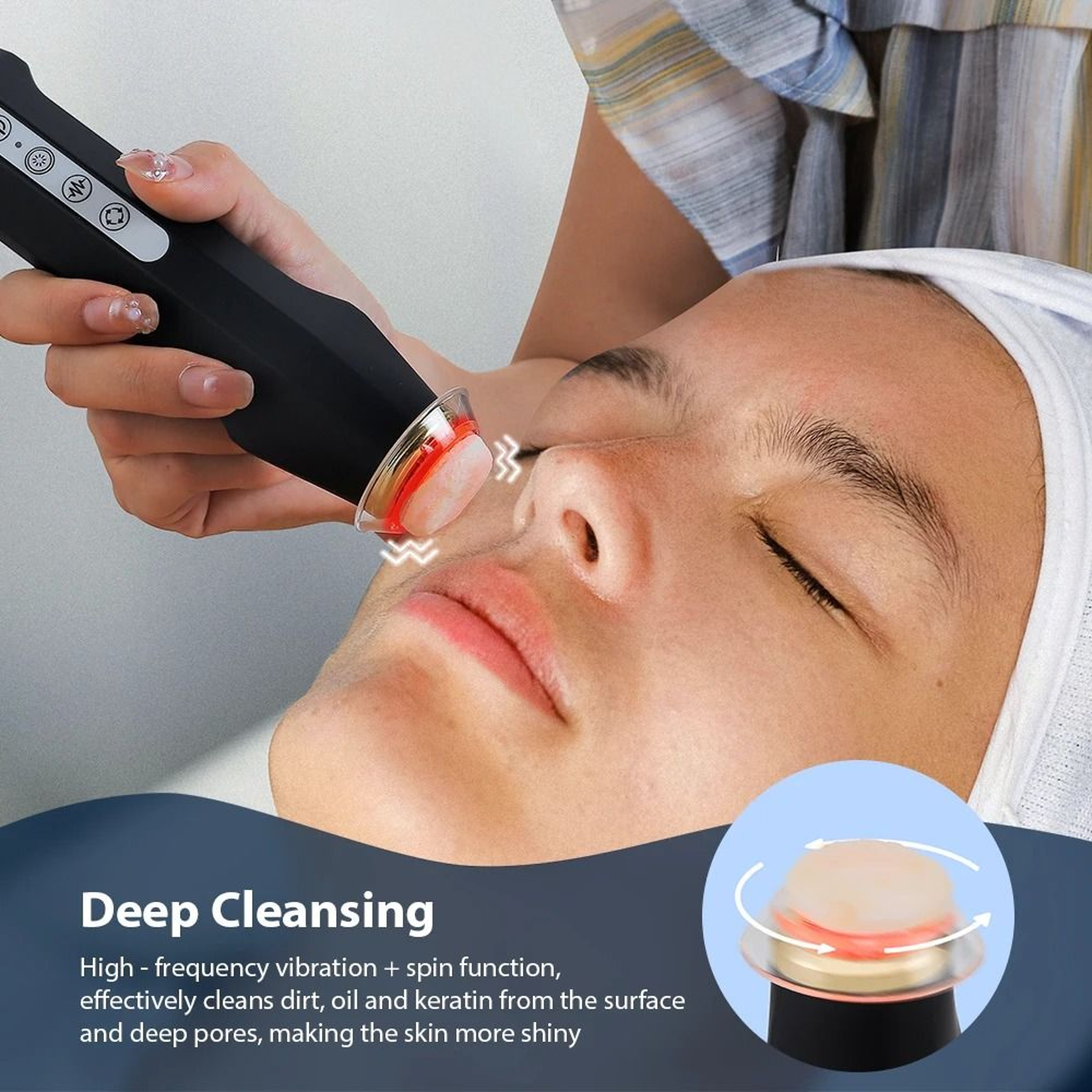 Portable Oxygen Bubble Facial Machine With CO2 Gel For Skin Care And Spa Treatments 2
