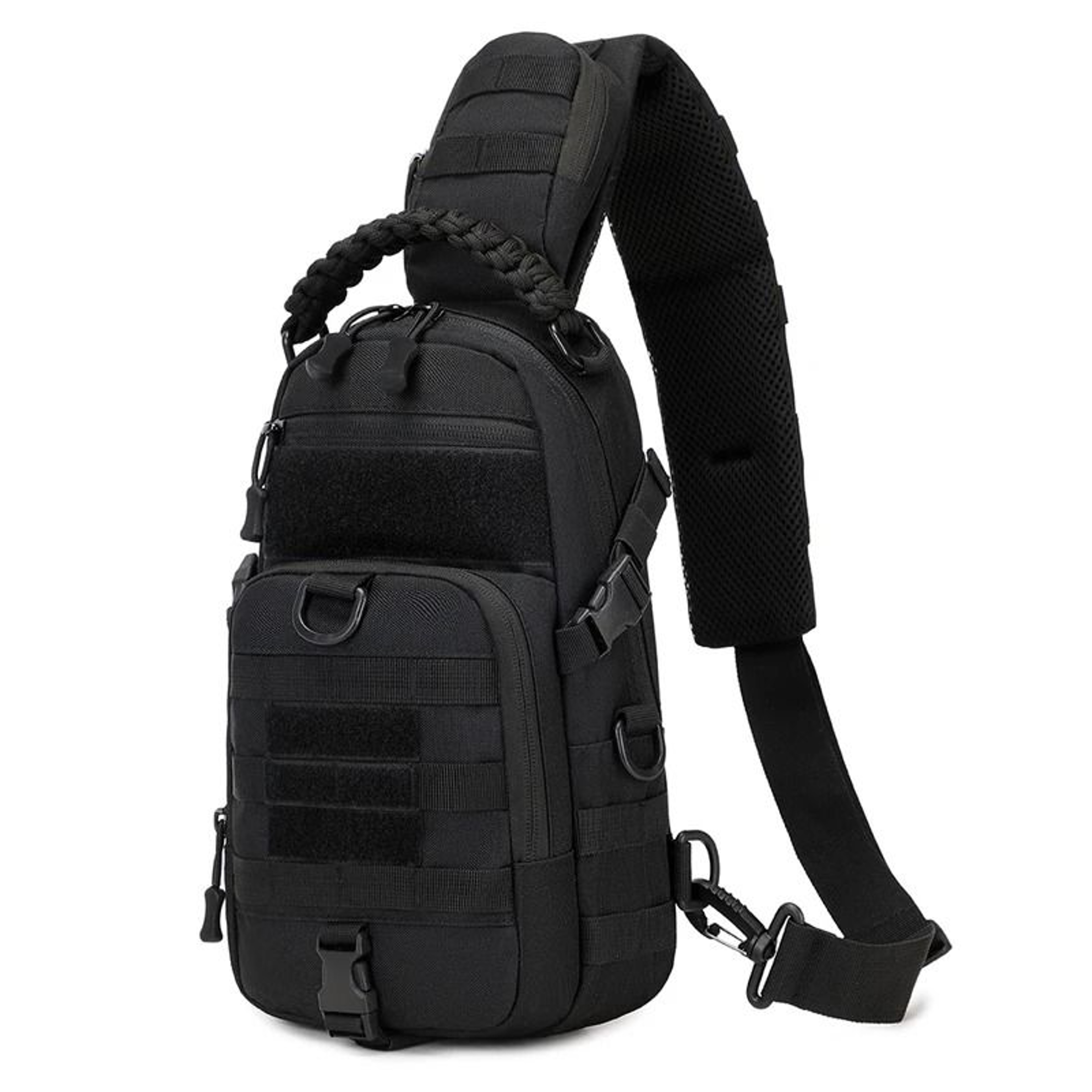 Tactical Chest Bag Sling Backpack With MOLLE System For Outdoor Sports And Travel 8