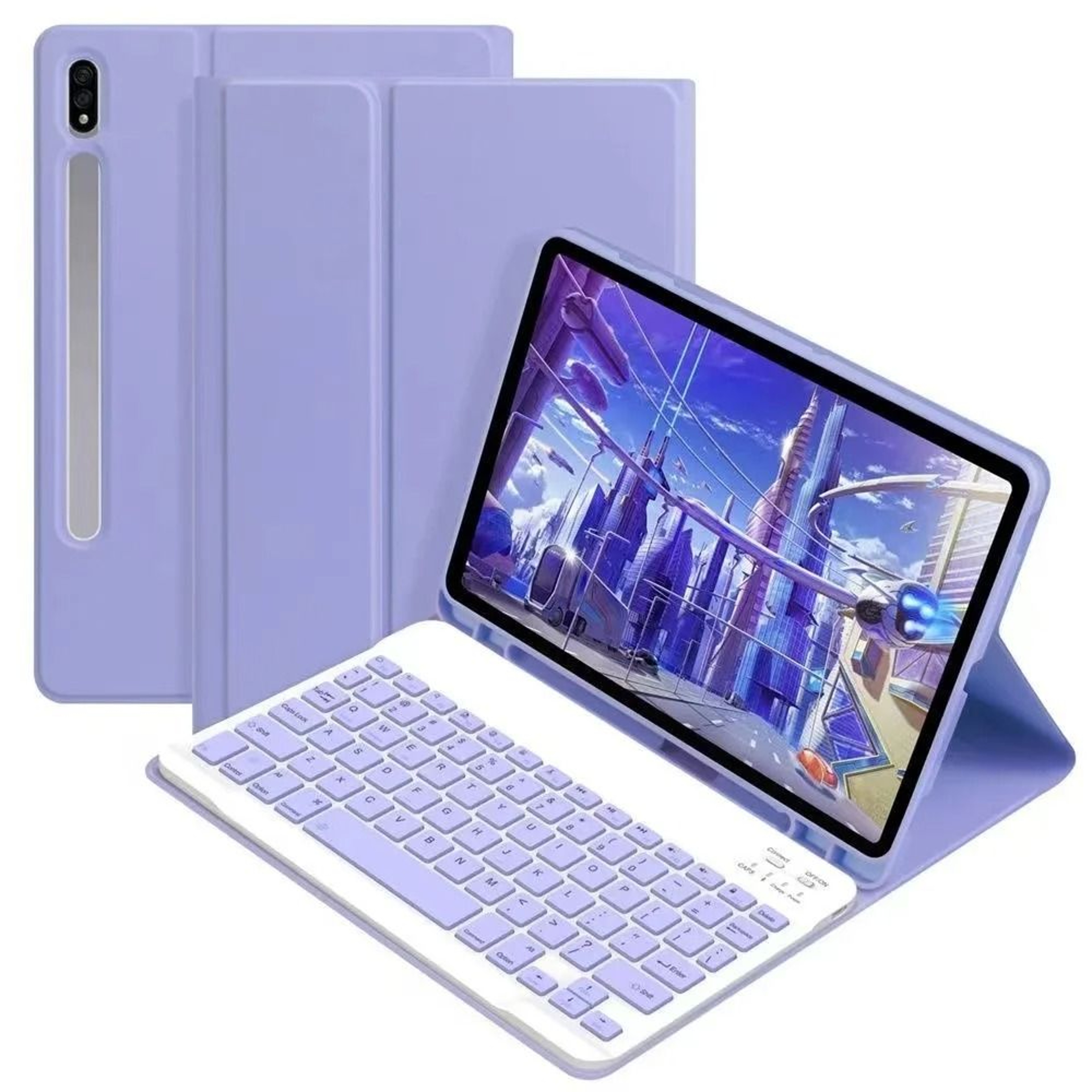 Tablet Case With Detachable Keyboard For Samsung Galaxy Tab A9 Plus A8 S6 Lite S7 S8 S9 S10 And FE  0