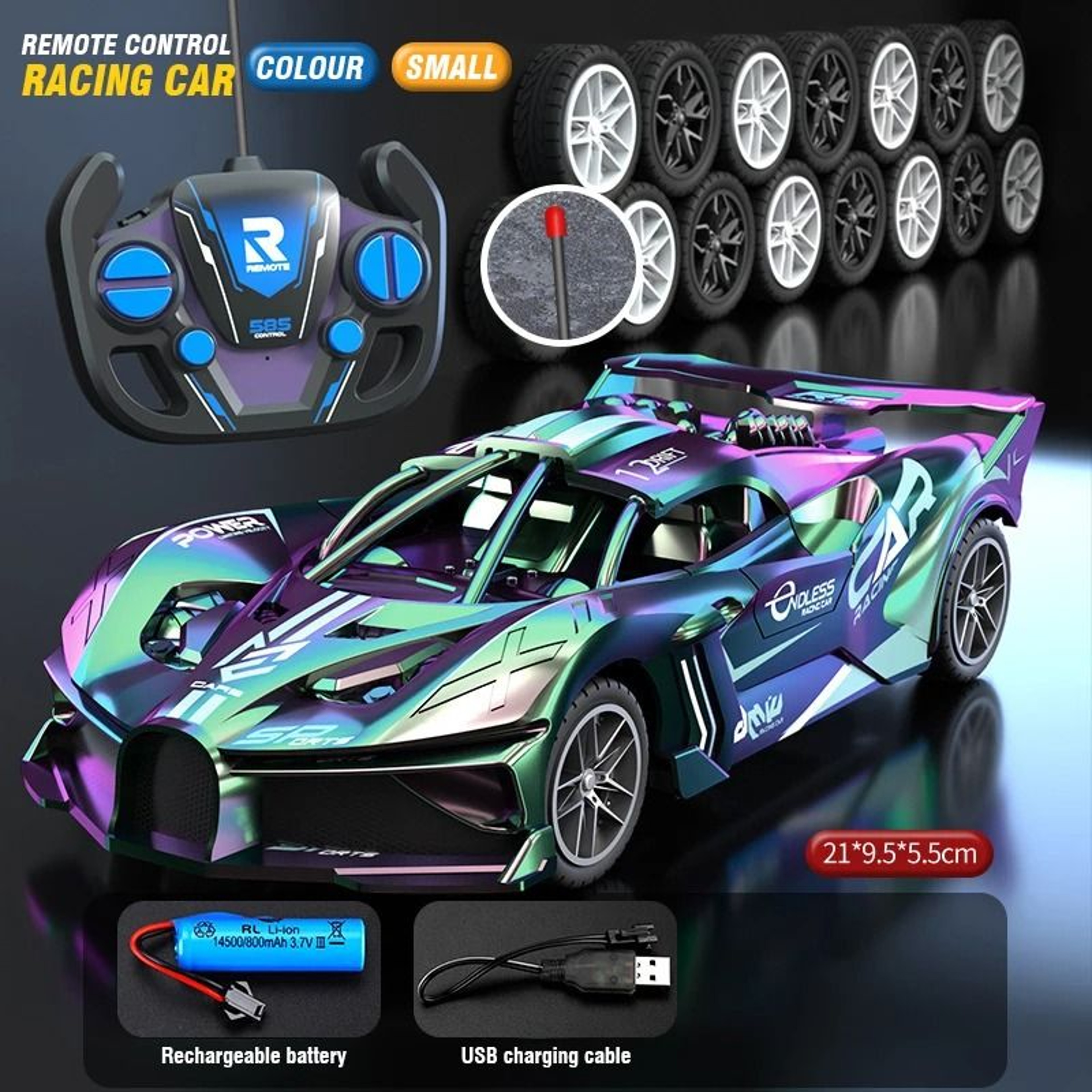 Remote Control Drift Racing Car 4CH HighSpeed Sportscar Toy For Kids 0