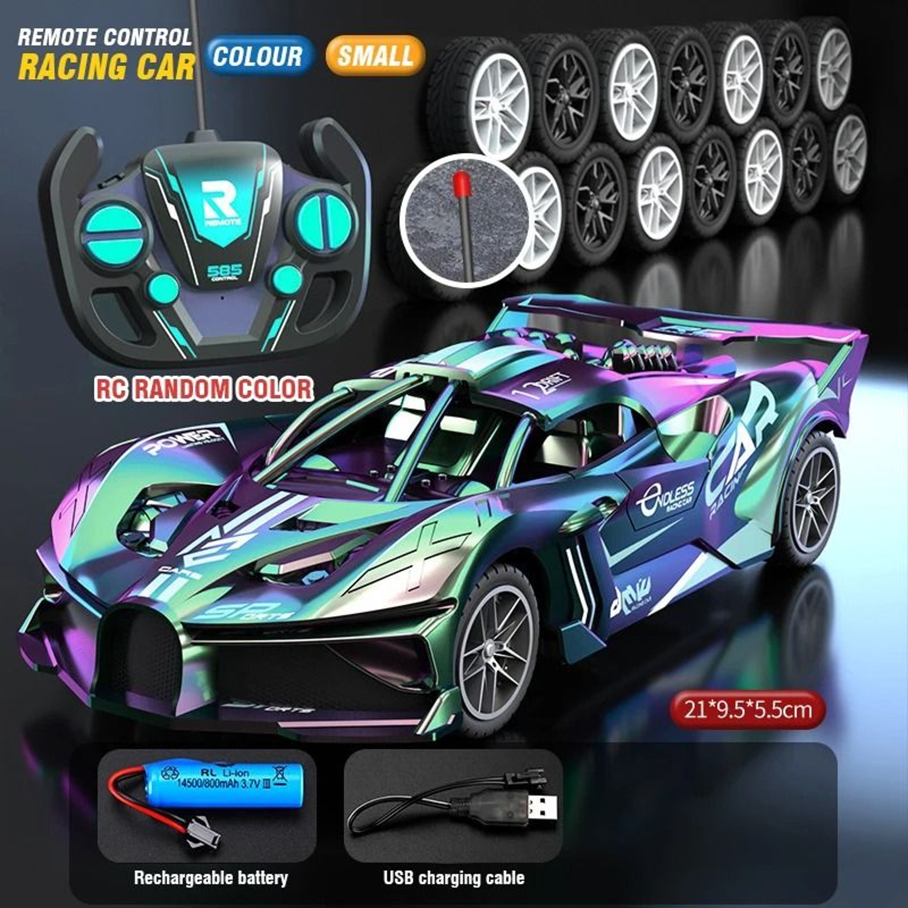 Remote Control Drift Racing Car 4CH HighSpeed Sportscar Toy For Kids 13