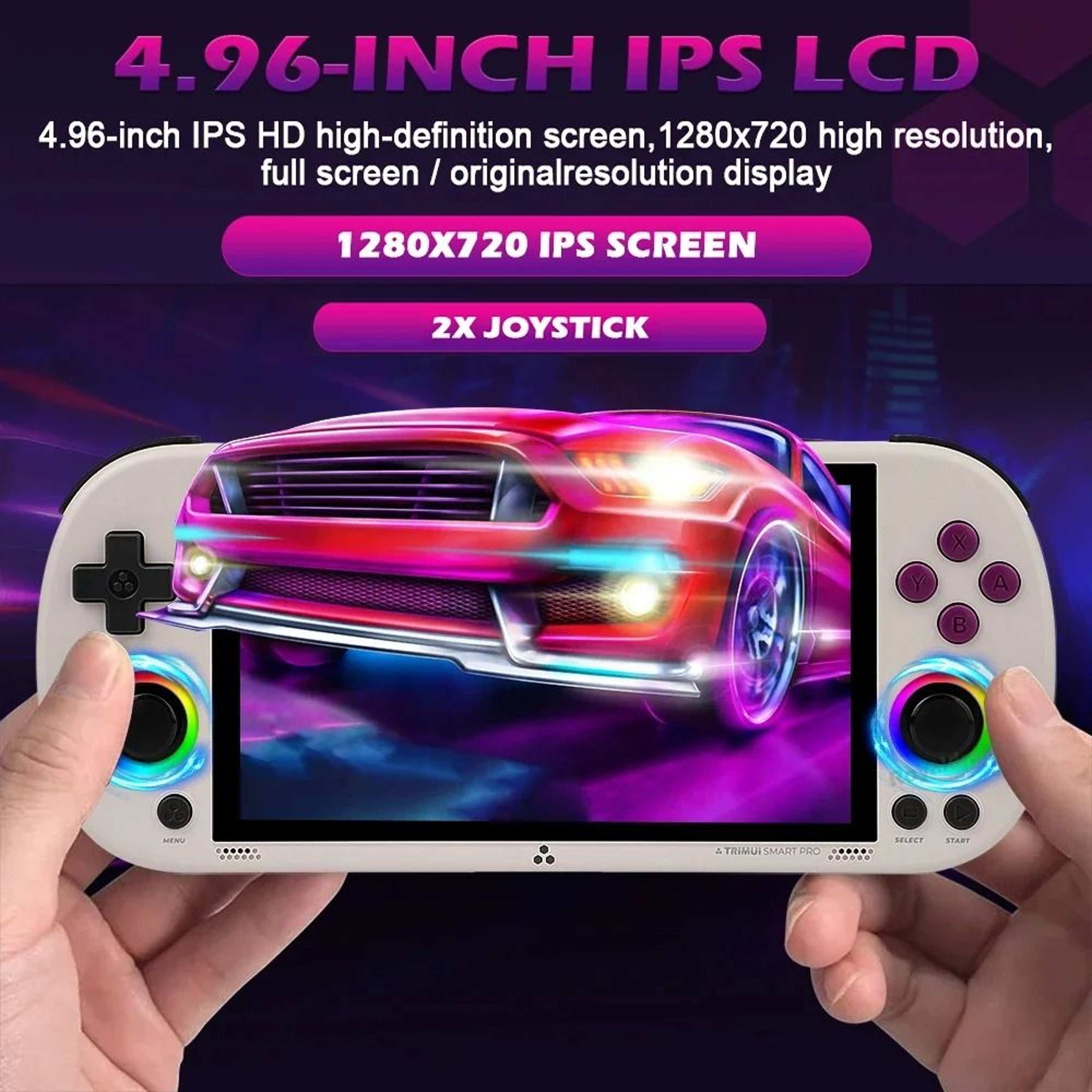 Smart Pro Handheld Game Console With 496 IPS Screen And Retro Game Support 1