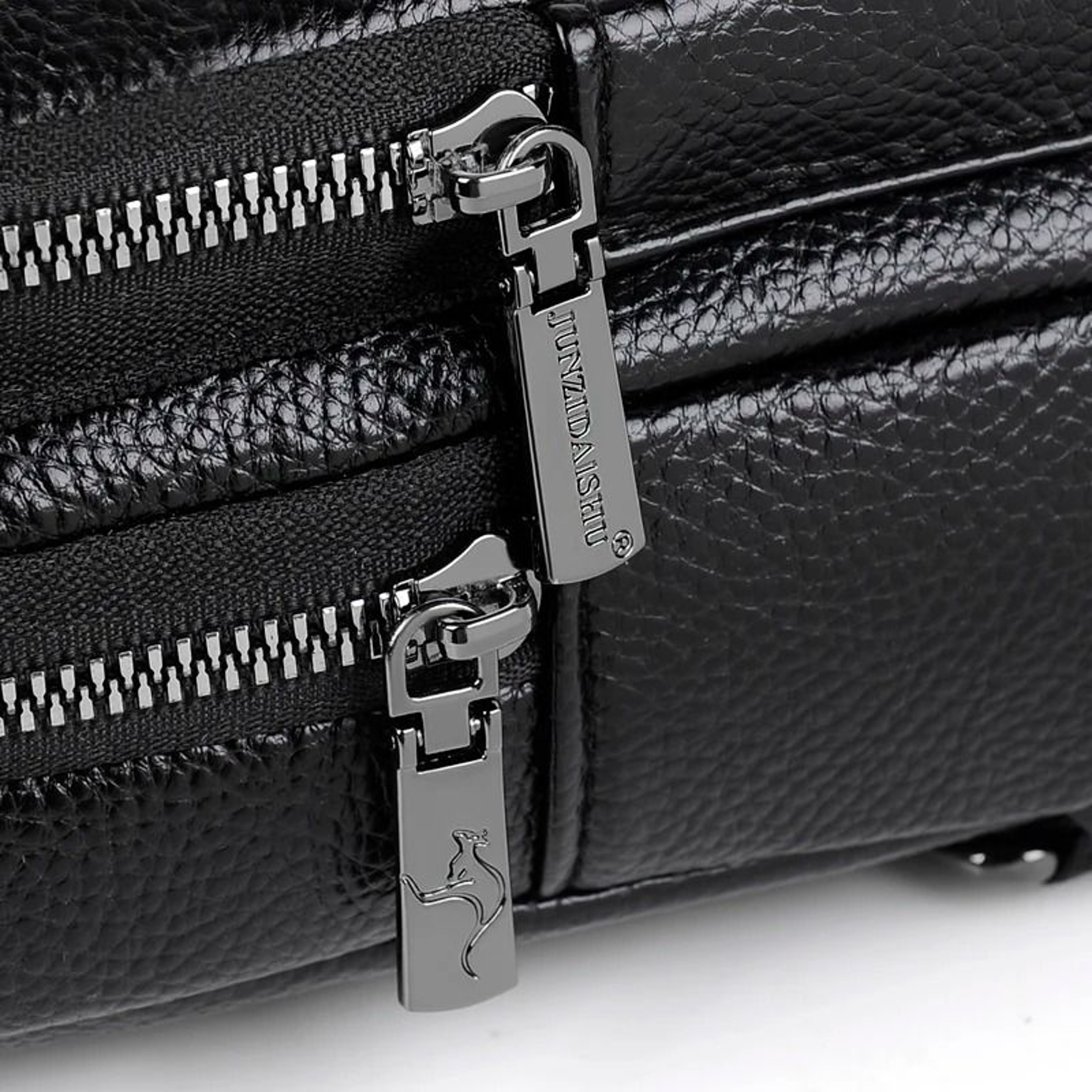 Mens Chest Pack Crossbody PU Leather Shoulder Bag 3