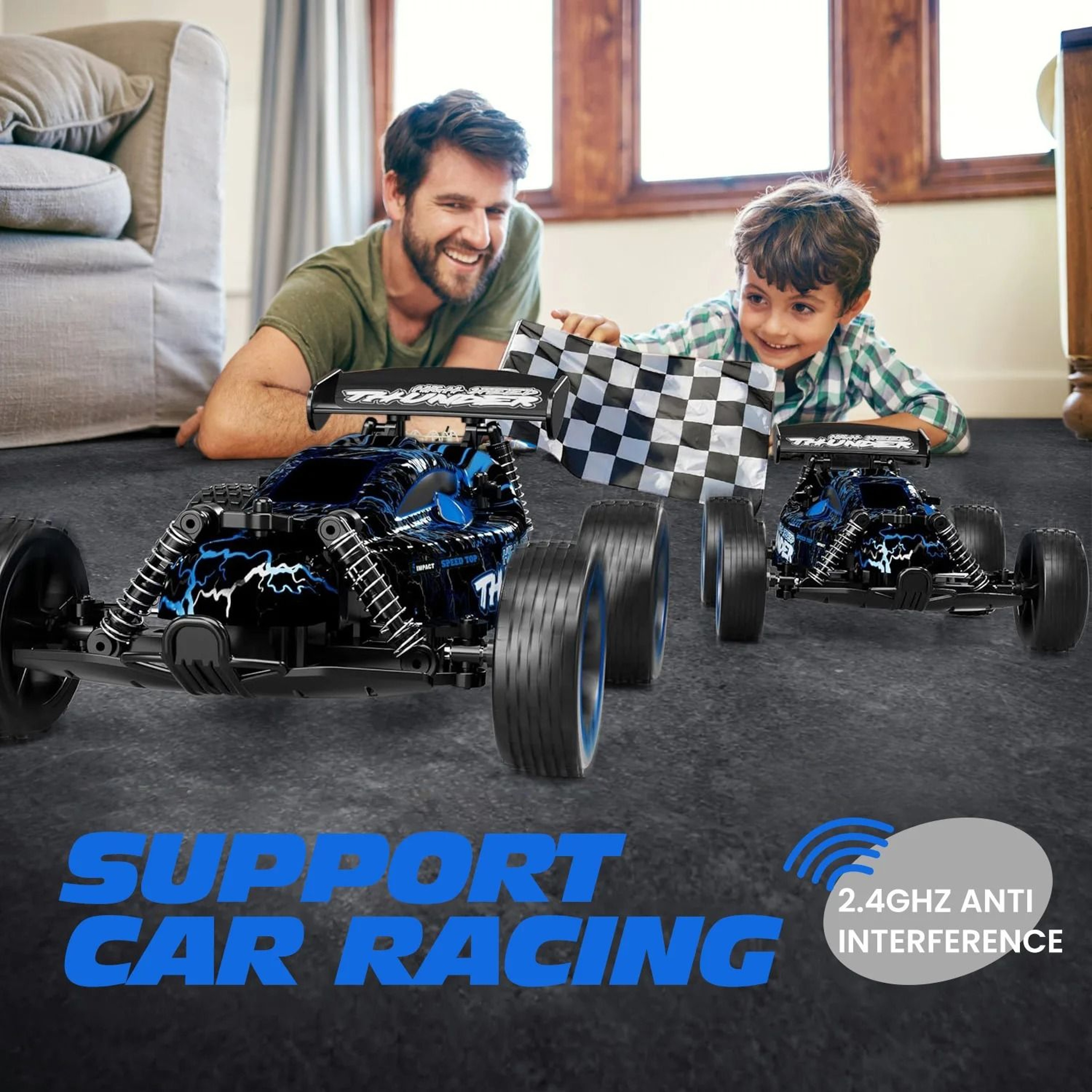 High Speed 1 18 RC Car 20kmh Remote Control Drift Car With Rechargeable Battery 6