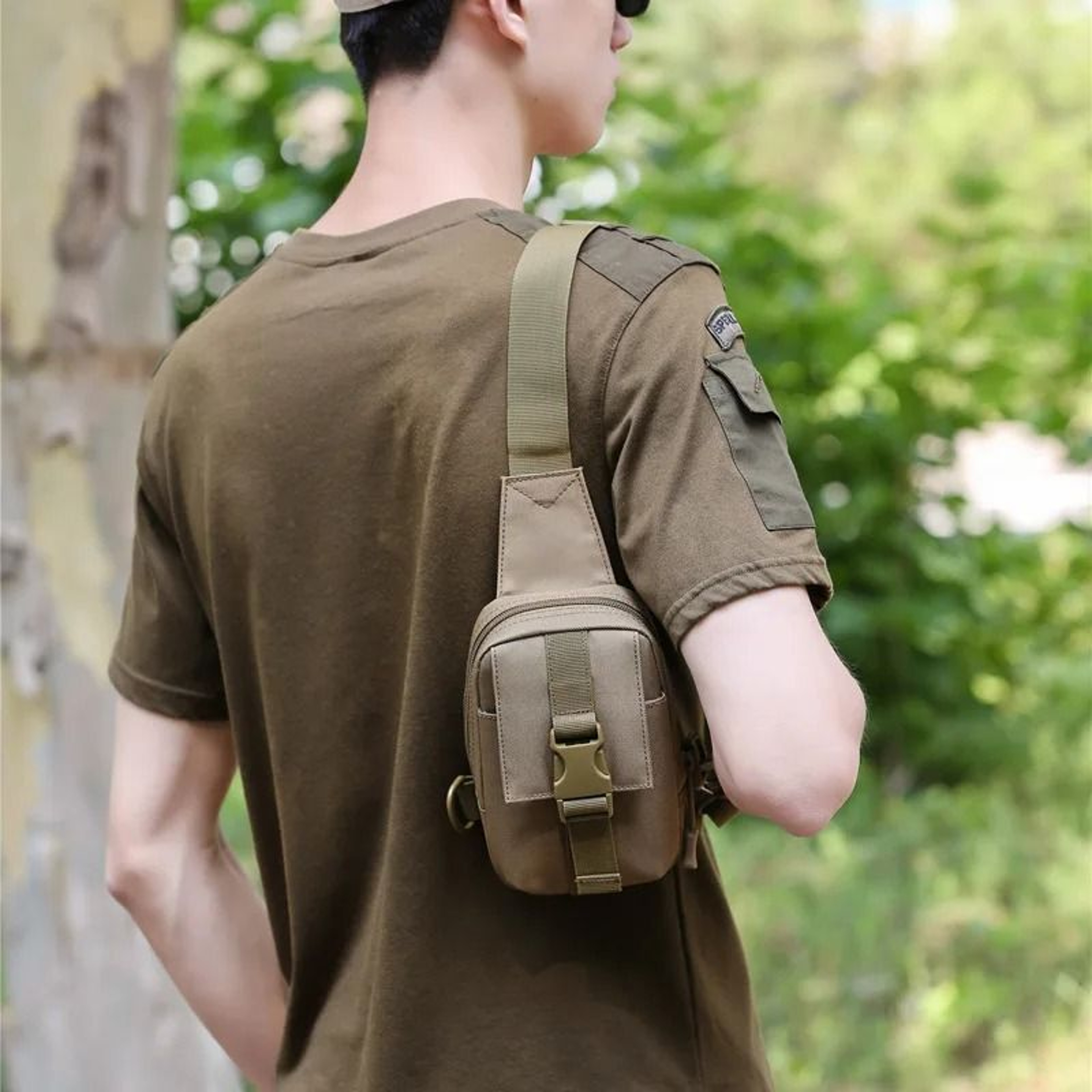 Tactical Chest Bag Military Trekking Pack EDC Sports Bag Shoulder Bag Crossbody Pack Assault Pouch  6