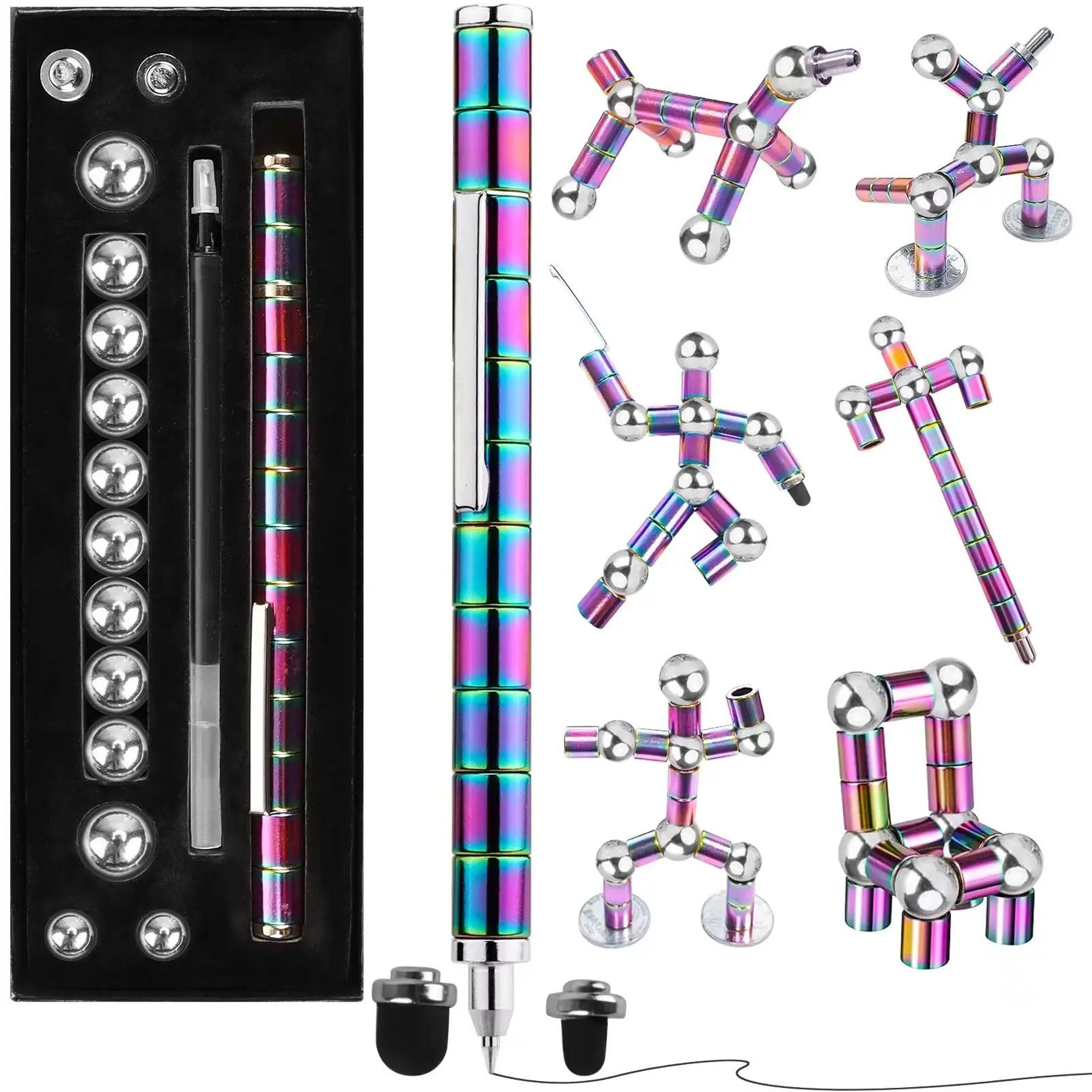 Magnetic Fidget Pen With Spinning Toy Function For Anxiety Relief 0