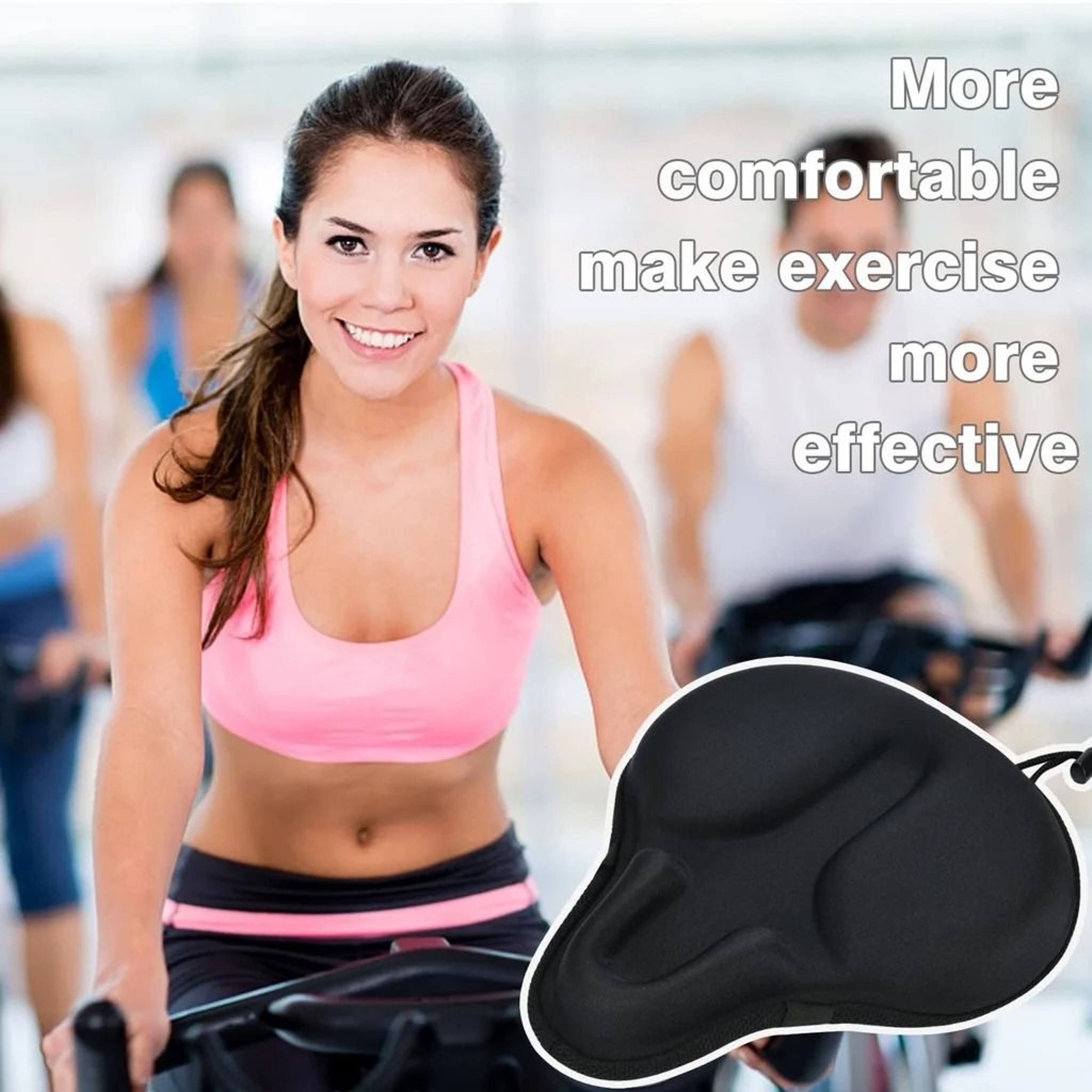 Electric Bike Gel Cushion Seat Cover 3