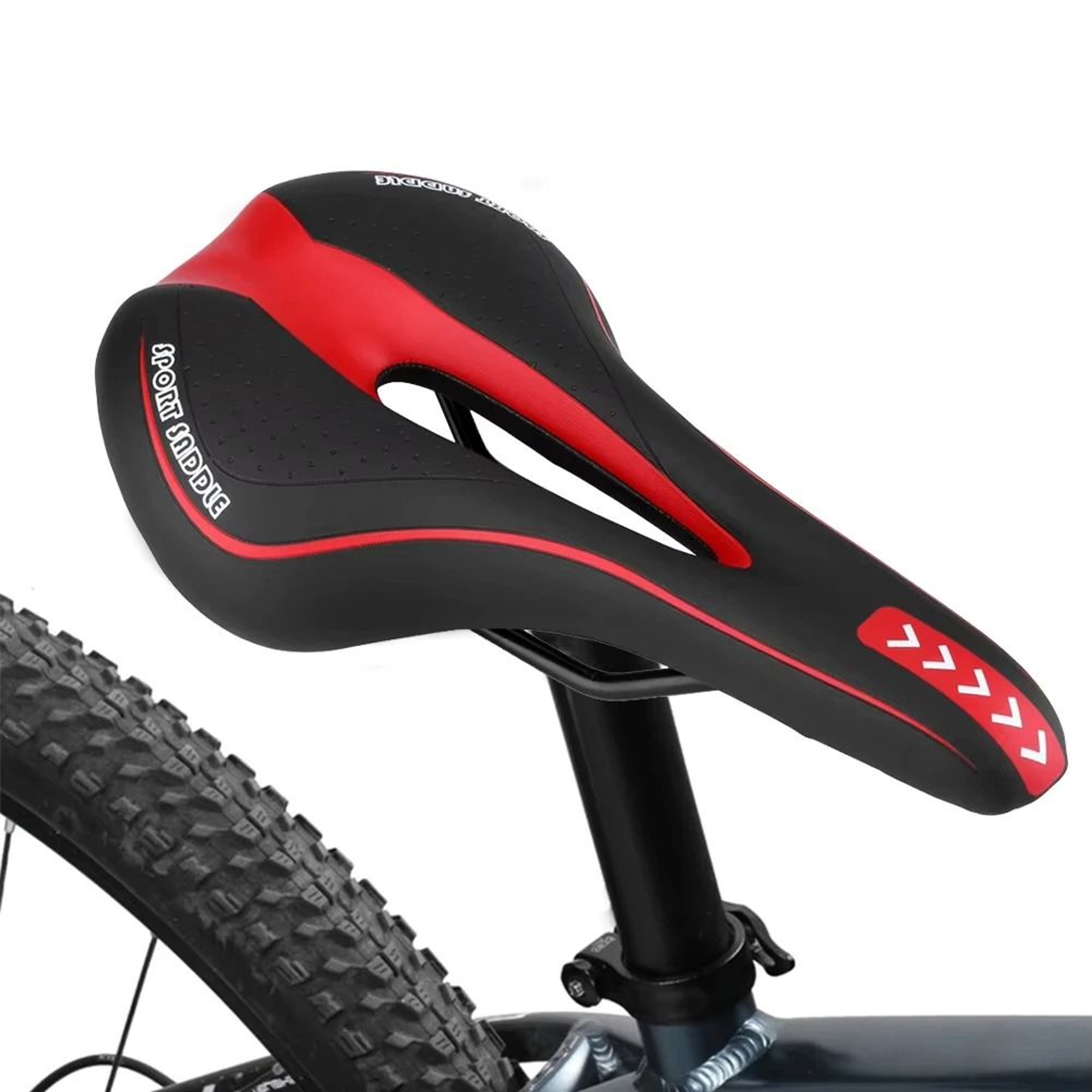 Comfortable Gel Bicycle Saddle Shockproof PU Leather Cushion 2