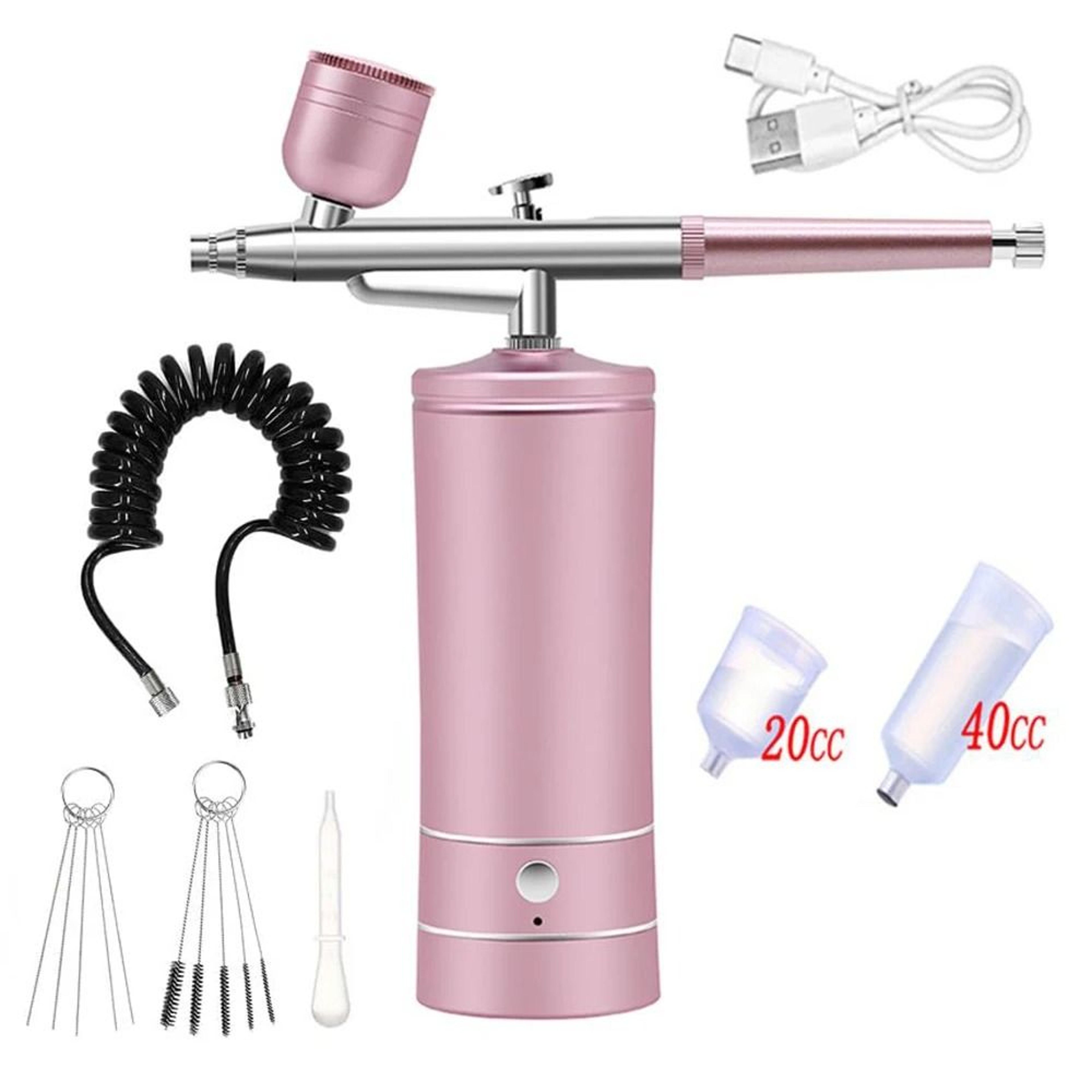 Portable Airbrush With Compressor For Nails Cake And Crafts 8