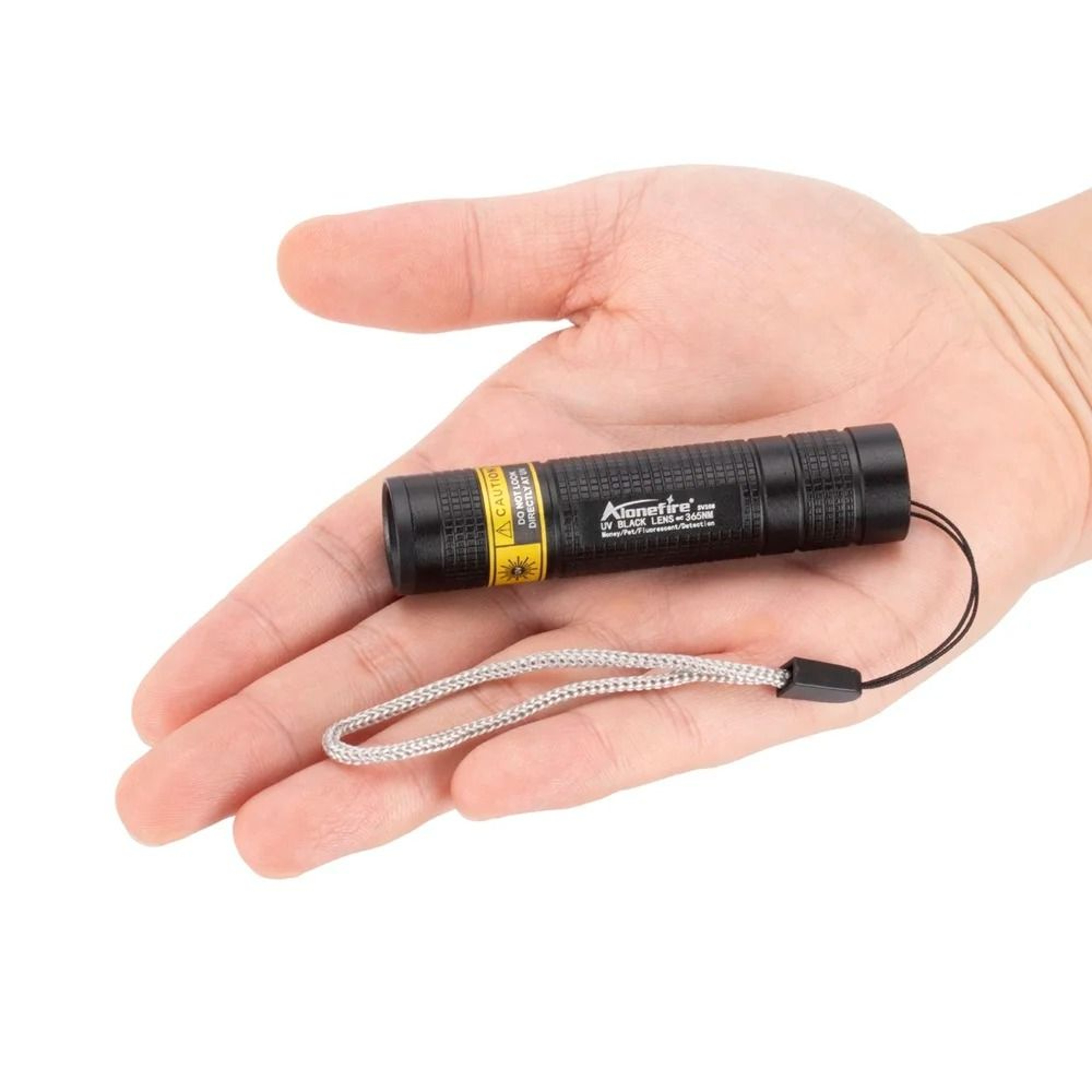 Mini UV Blacklight Flashlight 365nm USB Rechargeable 5