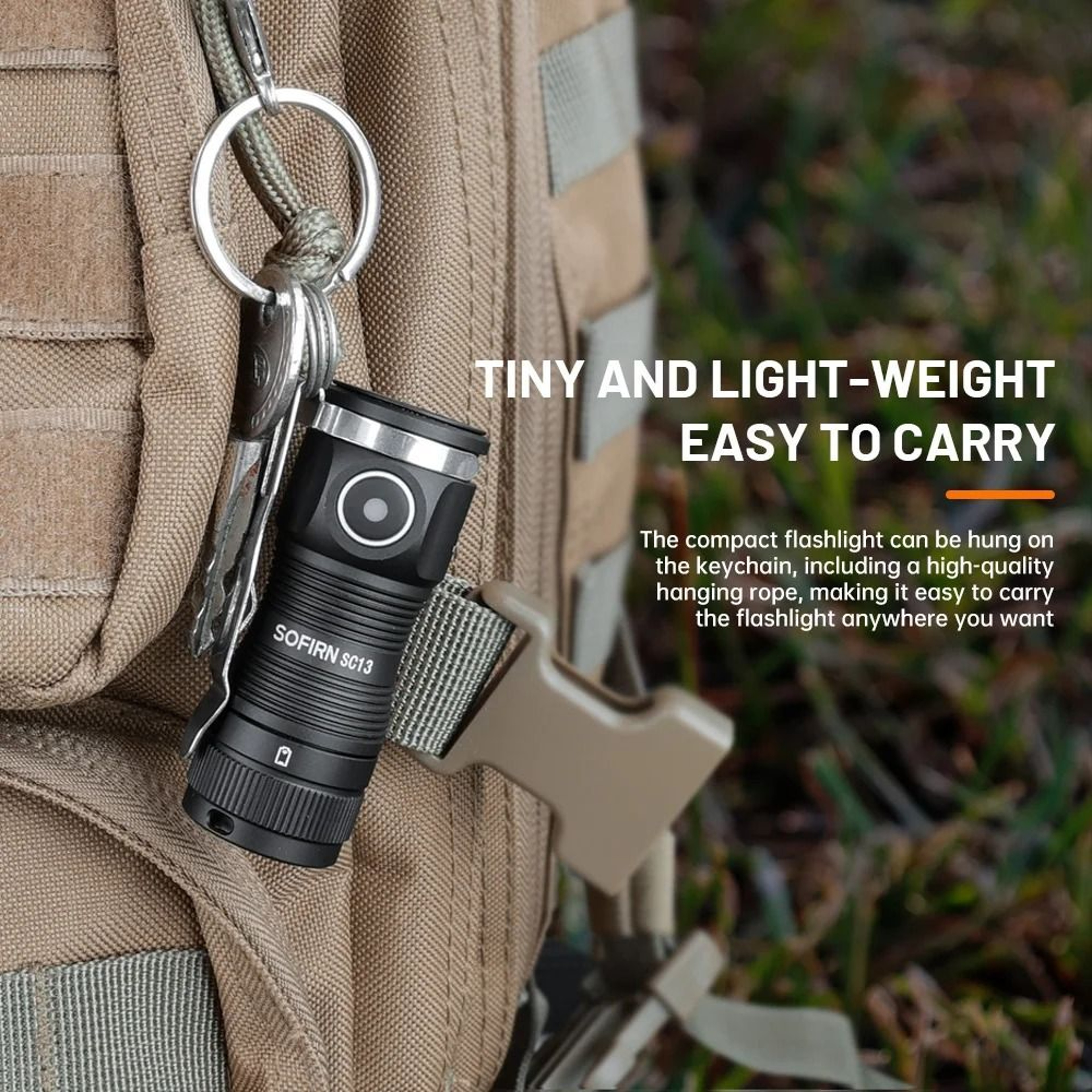 Sofirn SC13 Mini Rechargeable Flashlight With 1100 Lumens And Magnetic Base 6