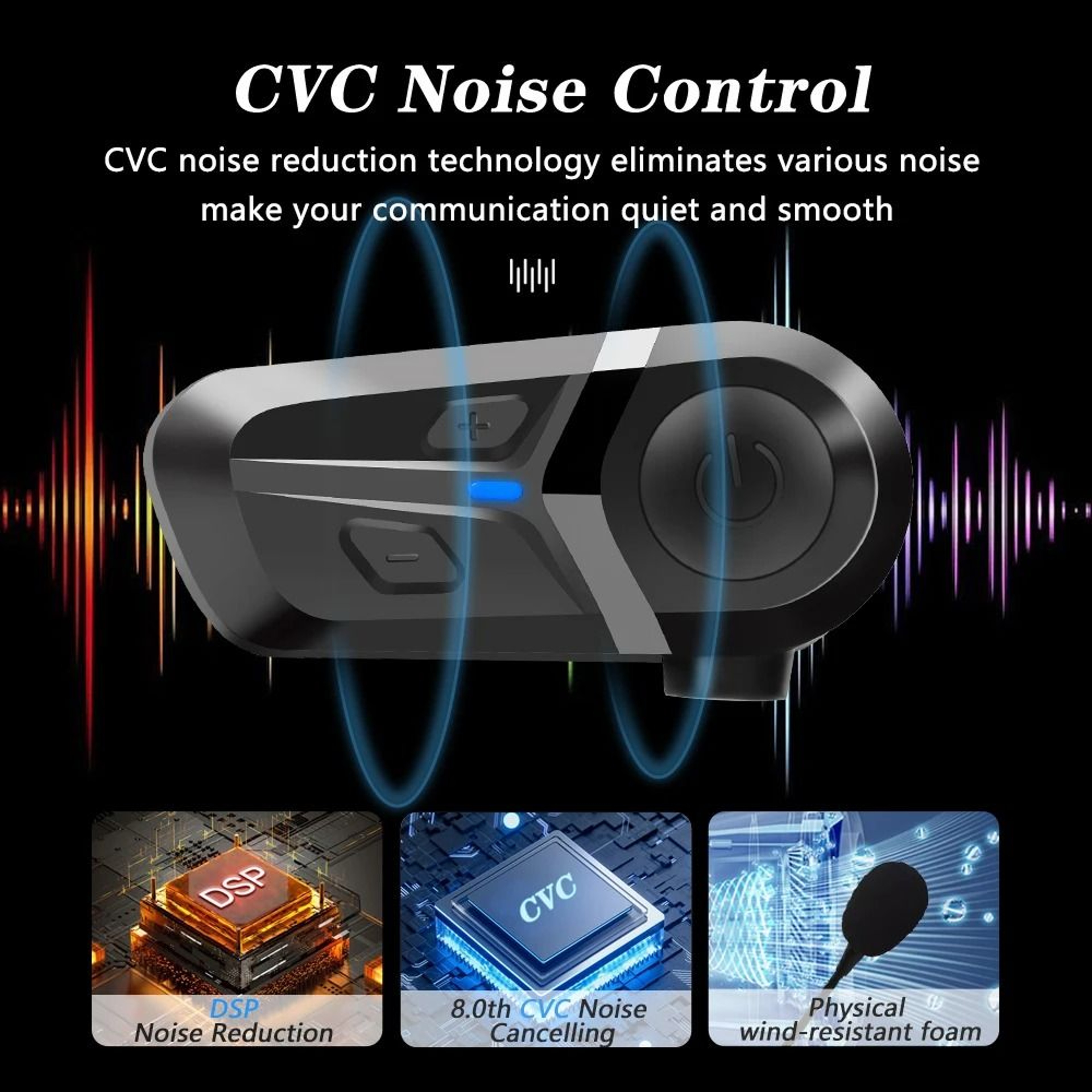 Bluetooth 53 Motorcycle Helmet Headset With HandsFree Calls And Waterproof Design 2