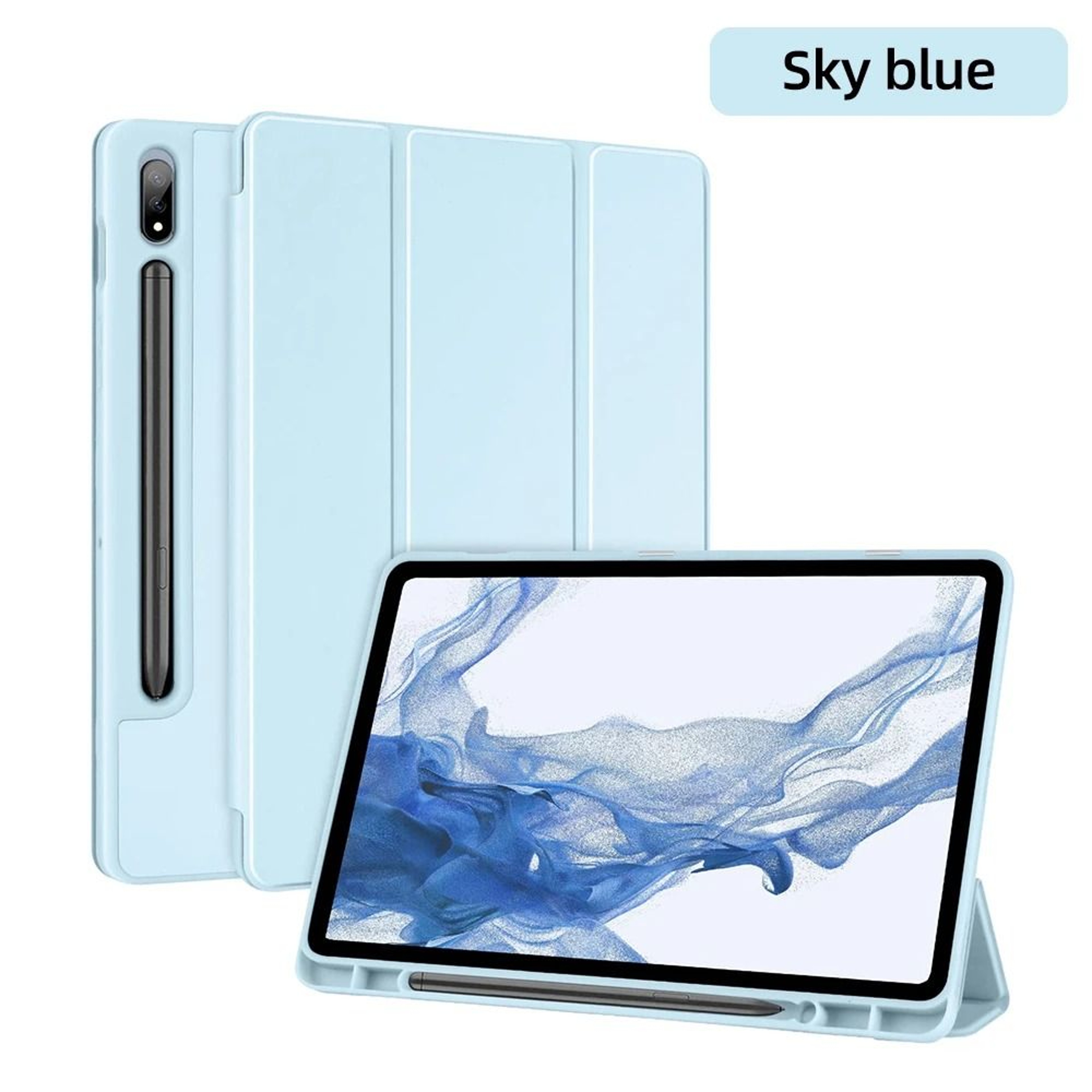 Tablet Case With Pen Slot For Samsung Galaxy Tab S8 Ultra 146 S8 Plus S7 Plus S7 FE 124 S7 S8 11 S6 7