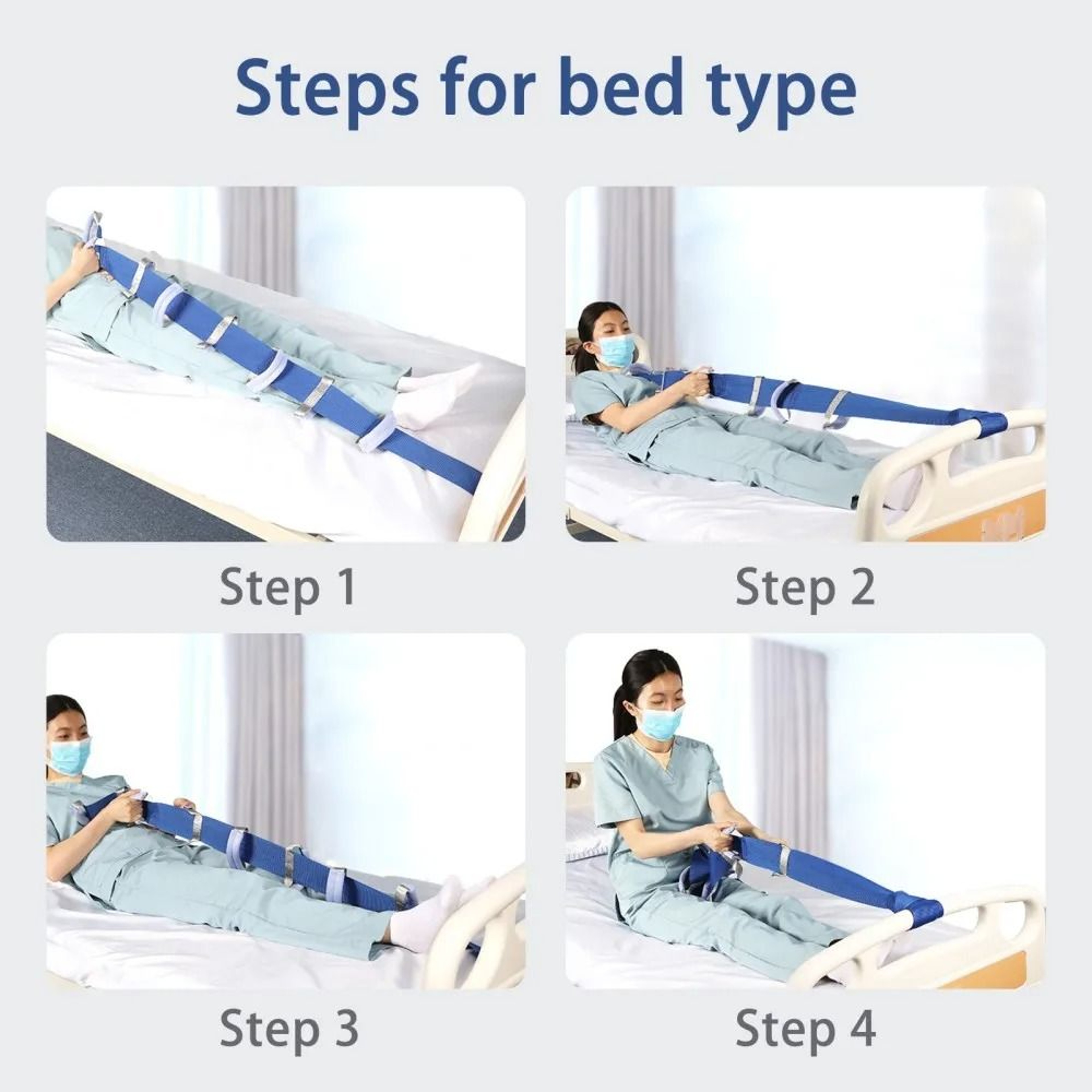 Bed Ladder Pull Up Assist Strap With Handles For Seniors And Mobility Support 1