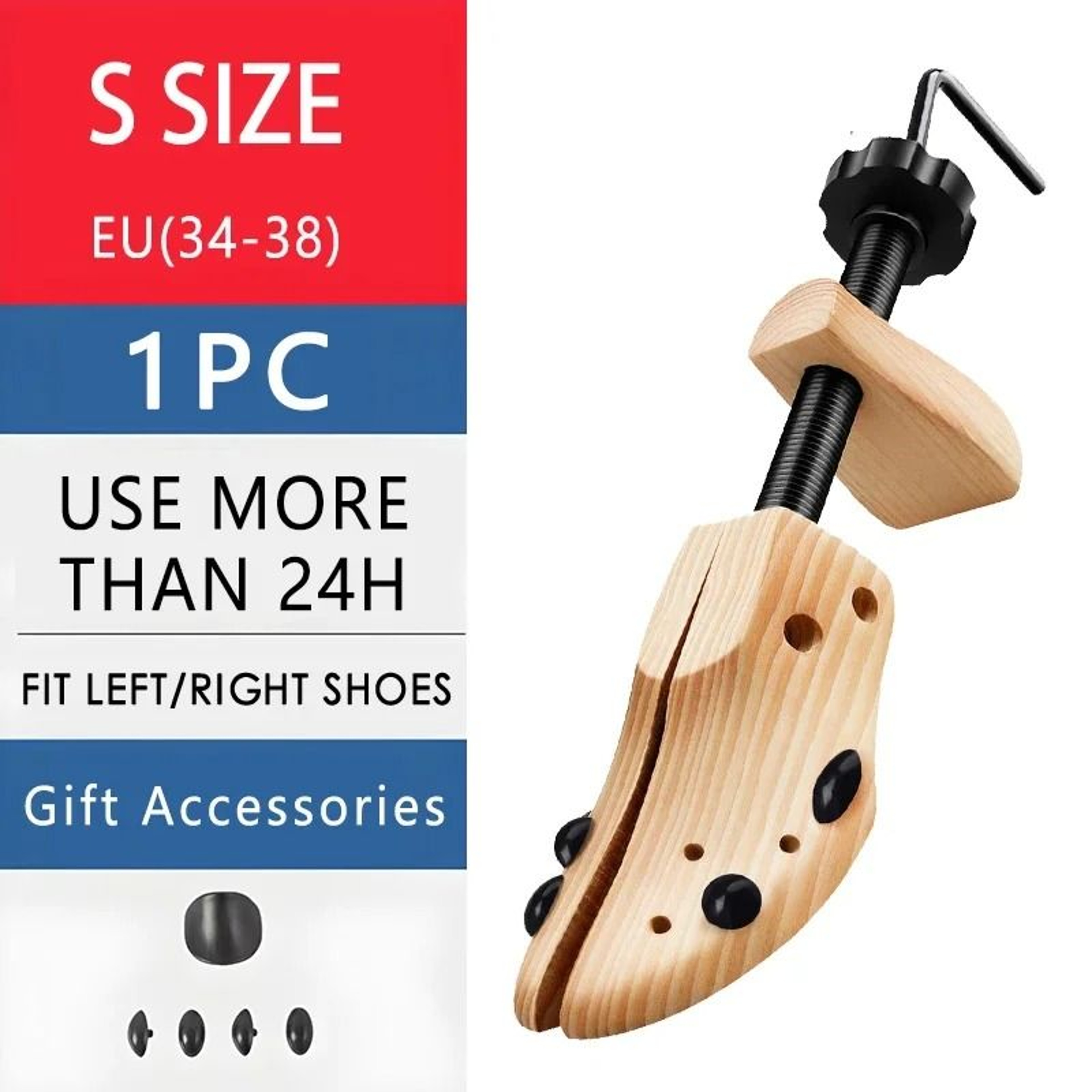 Wooden Shoe Stretcher Adjustable Shoe Trees Expander For Men And Women 7