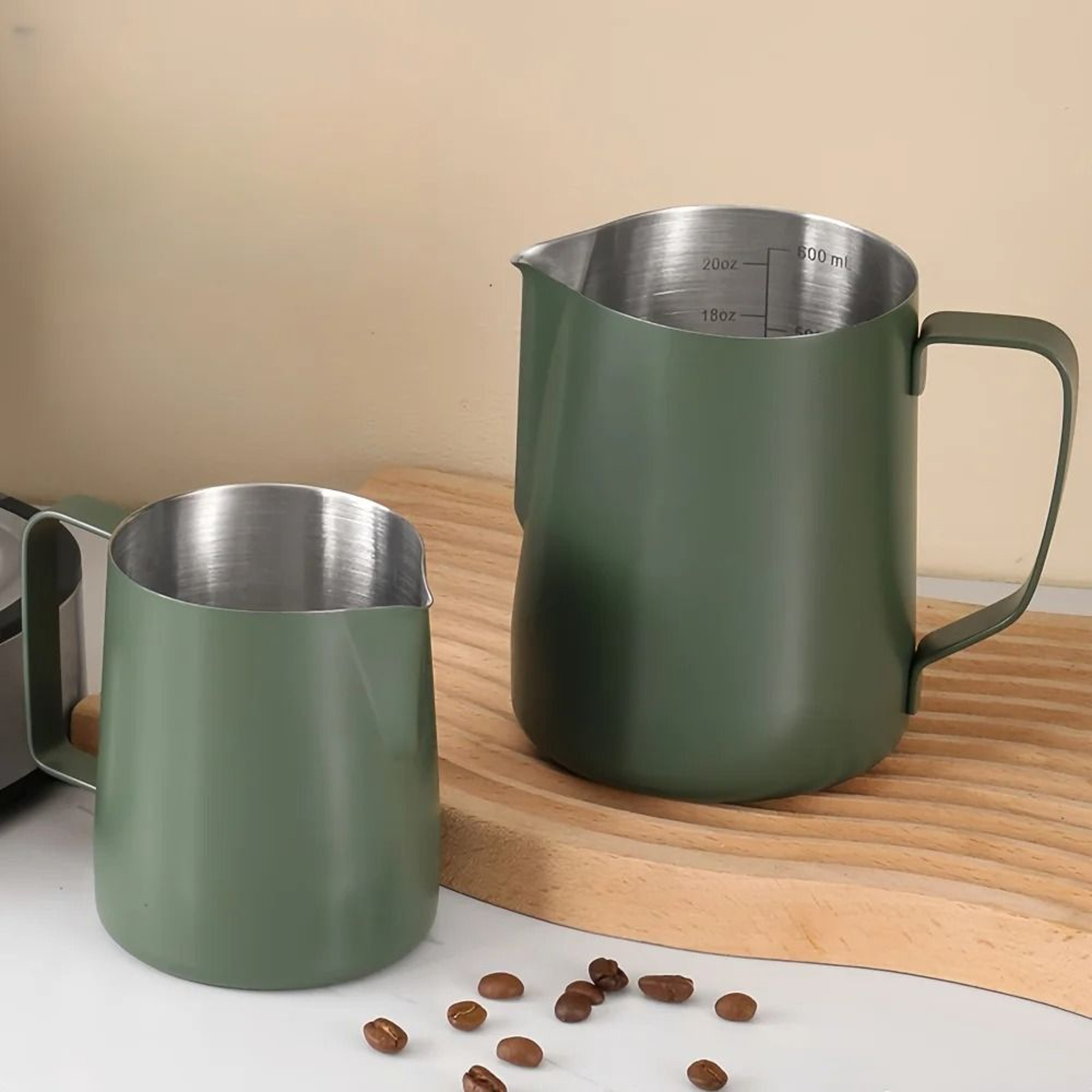Stainless Steel Coffee Milk Frothing Pitcher 6