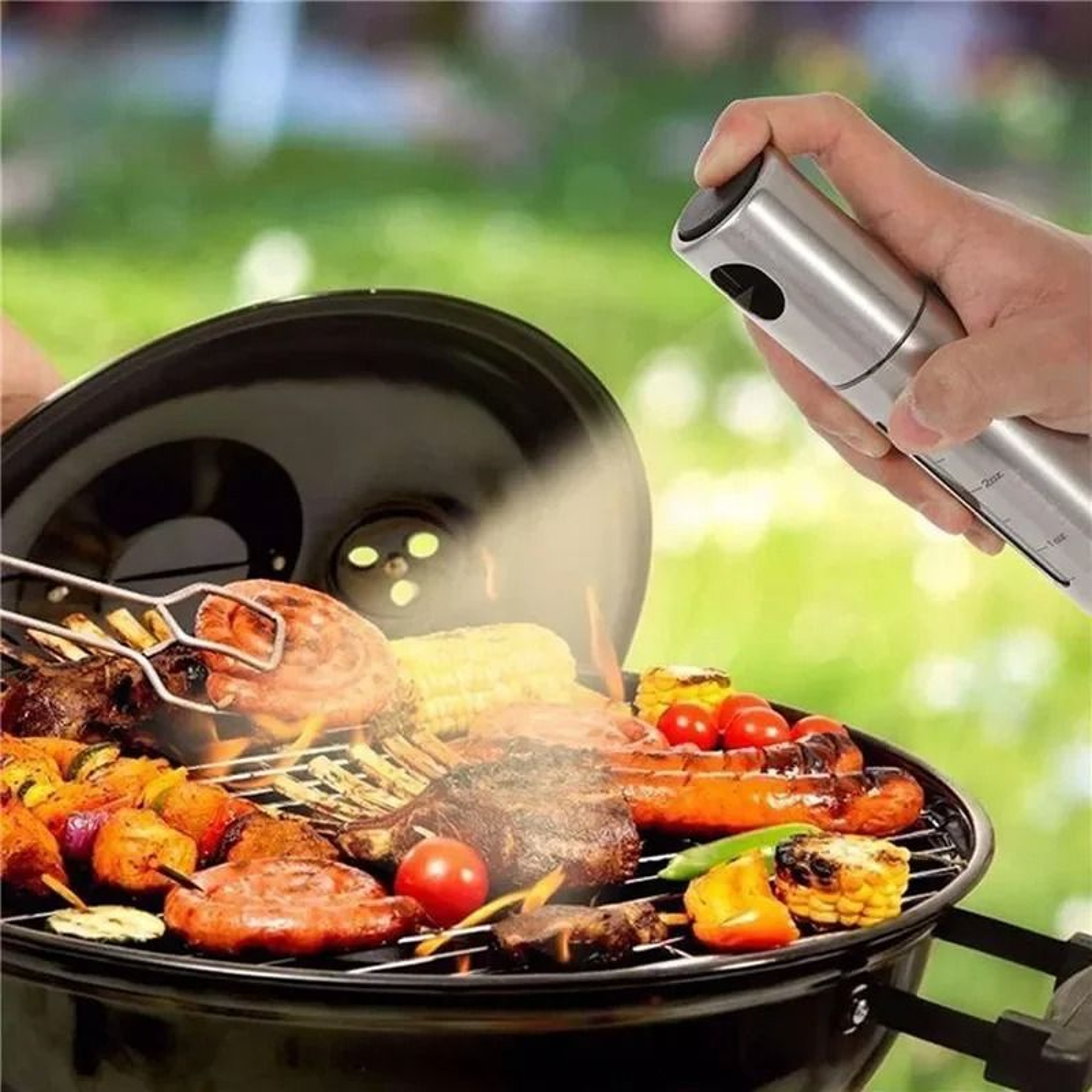 Stainless Steel Olive Oil Spray Bottle With Scale 2