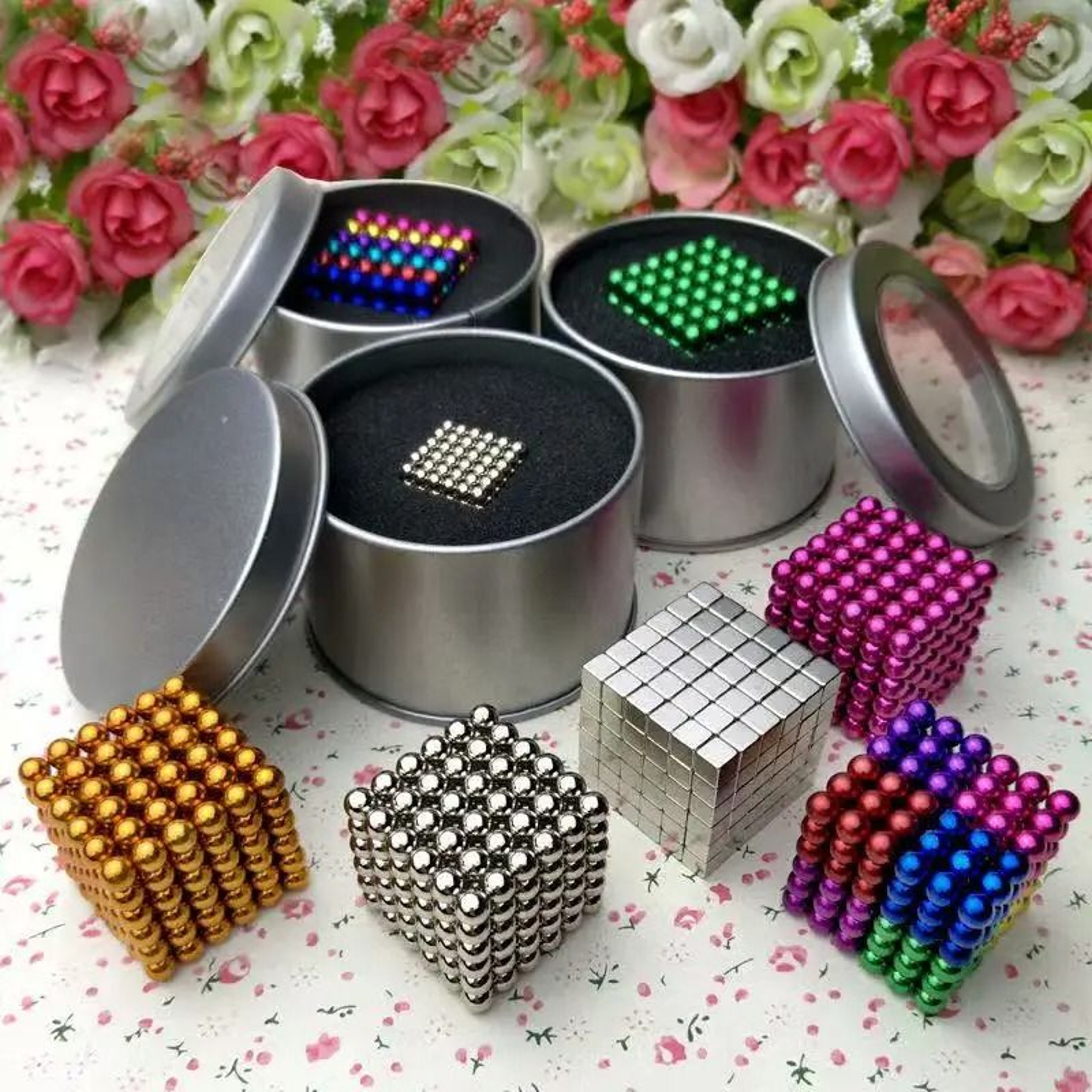 Colorful Round Magnetic Push Pin Beads For Fridge Whiteboard And DIY Decor 1