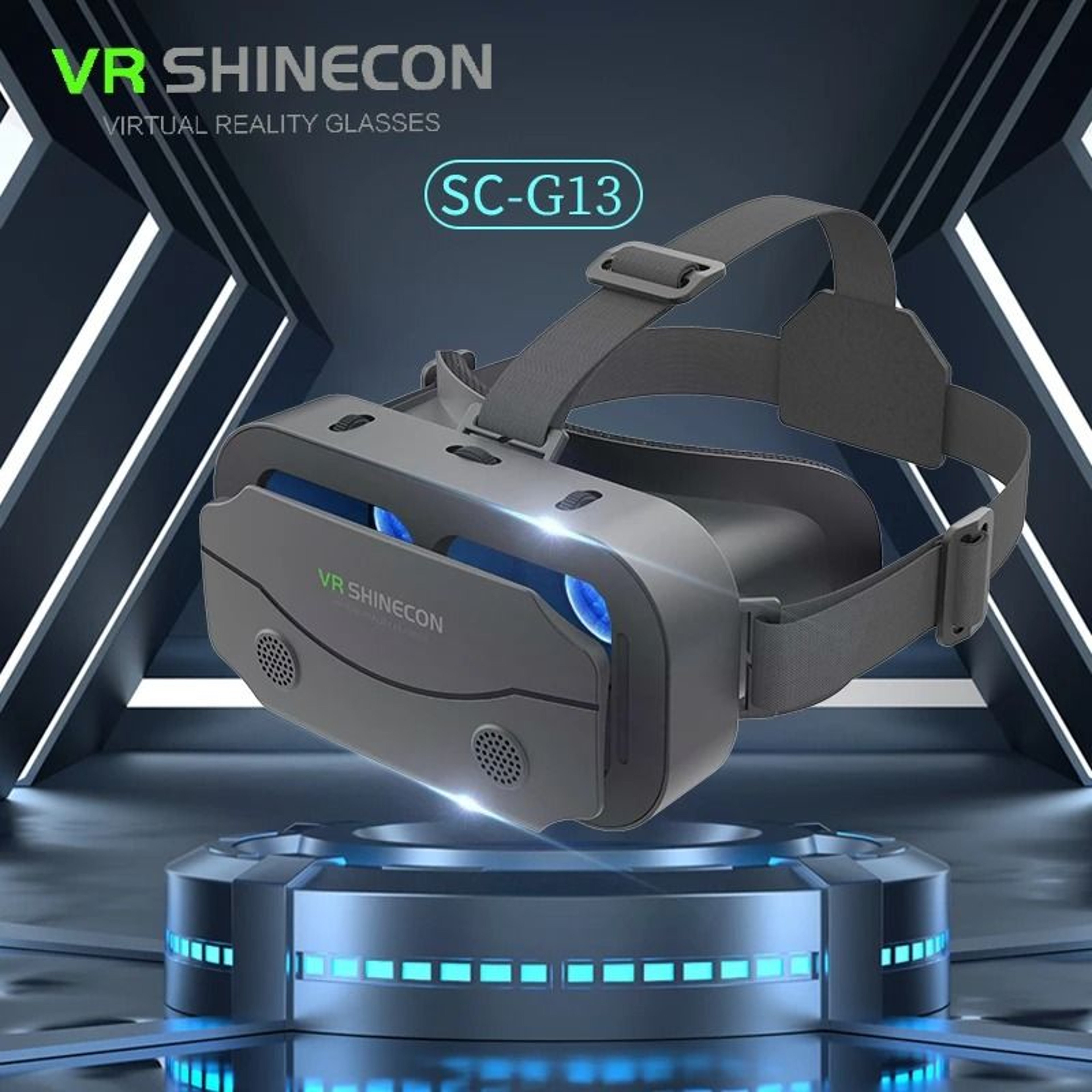 Virtual Reality Headset 3D VR Glasses For Smartphones Gaming And Movies 3