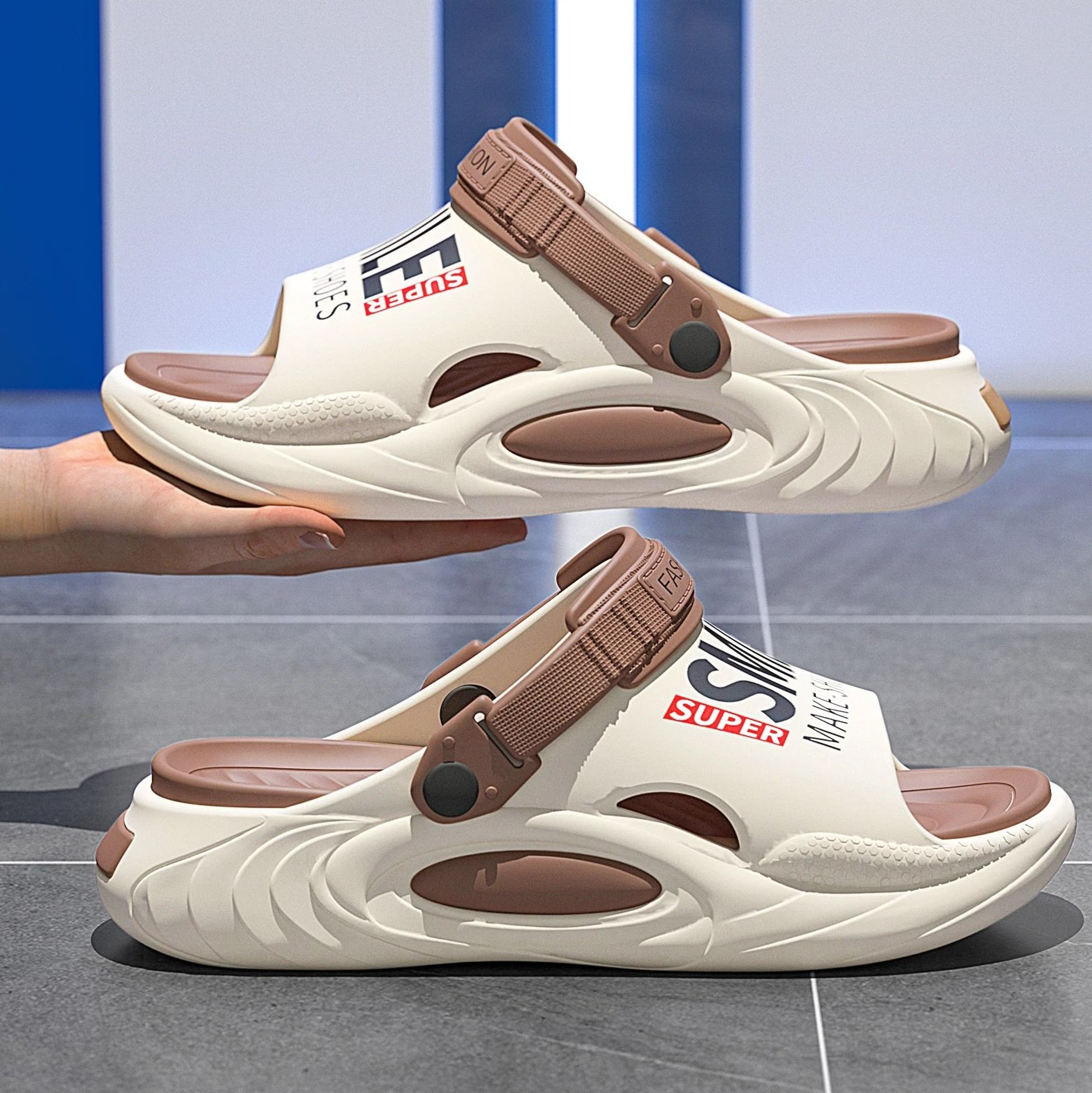 Summer And Spring Support Slides For Women And Men Cushioned Thick Sole Pain Relief Slippers 7