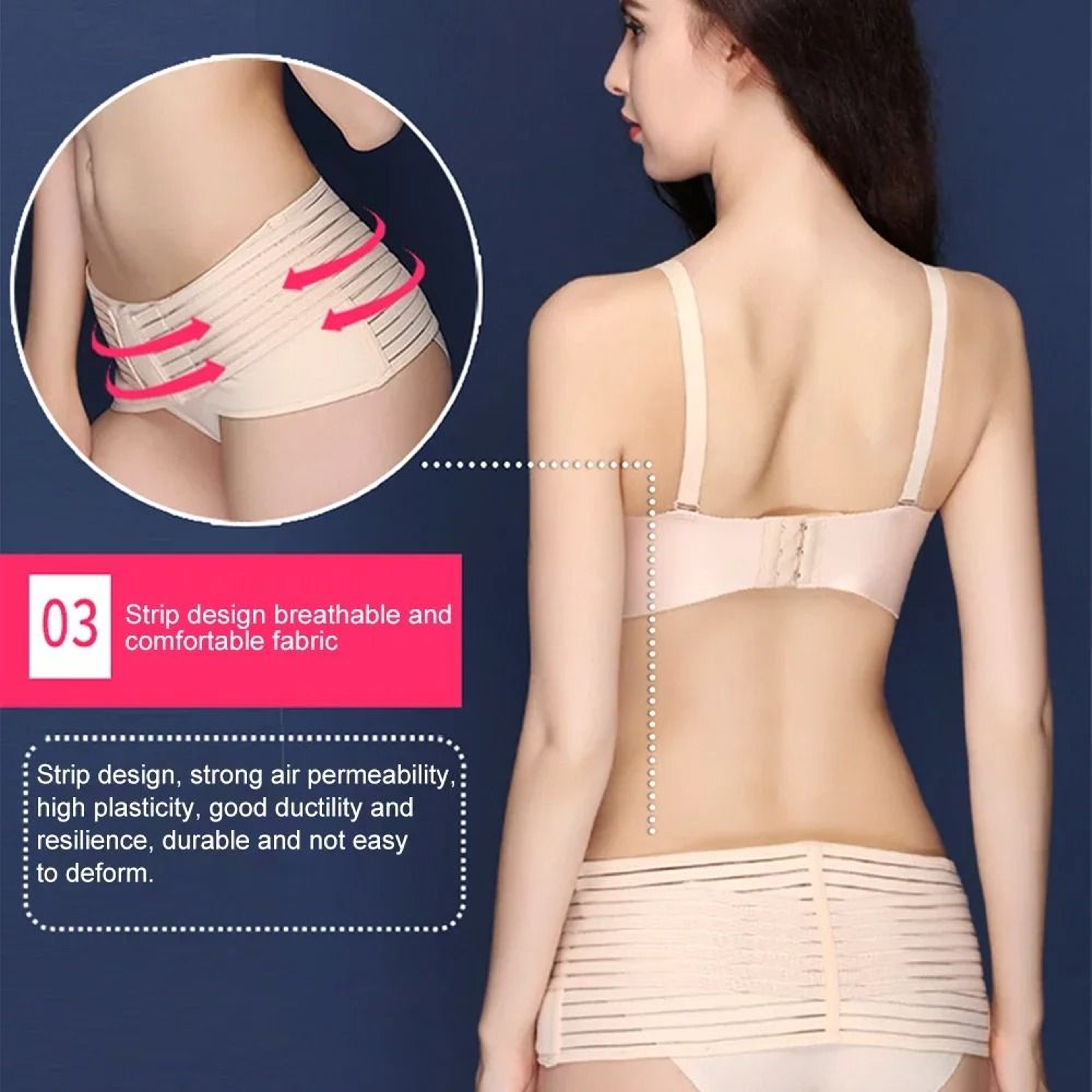 Adjustable Pelvic And Lumbar Hip Support Belt For Recovery And Pain Relief 4