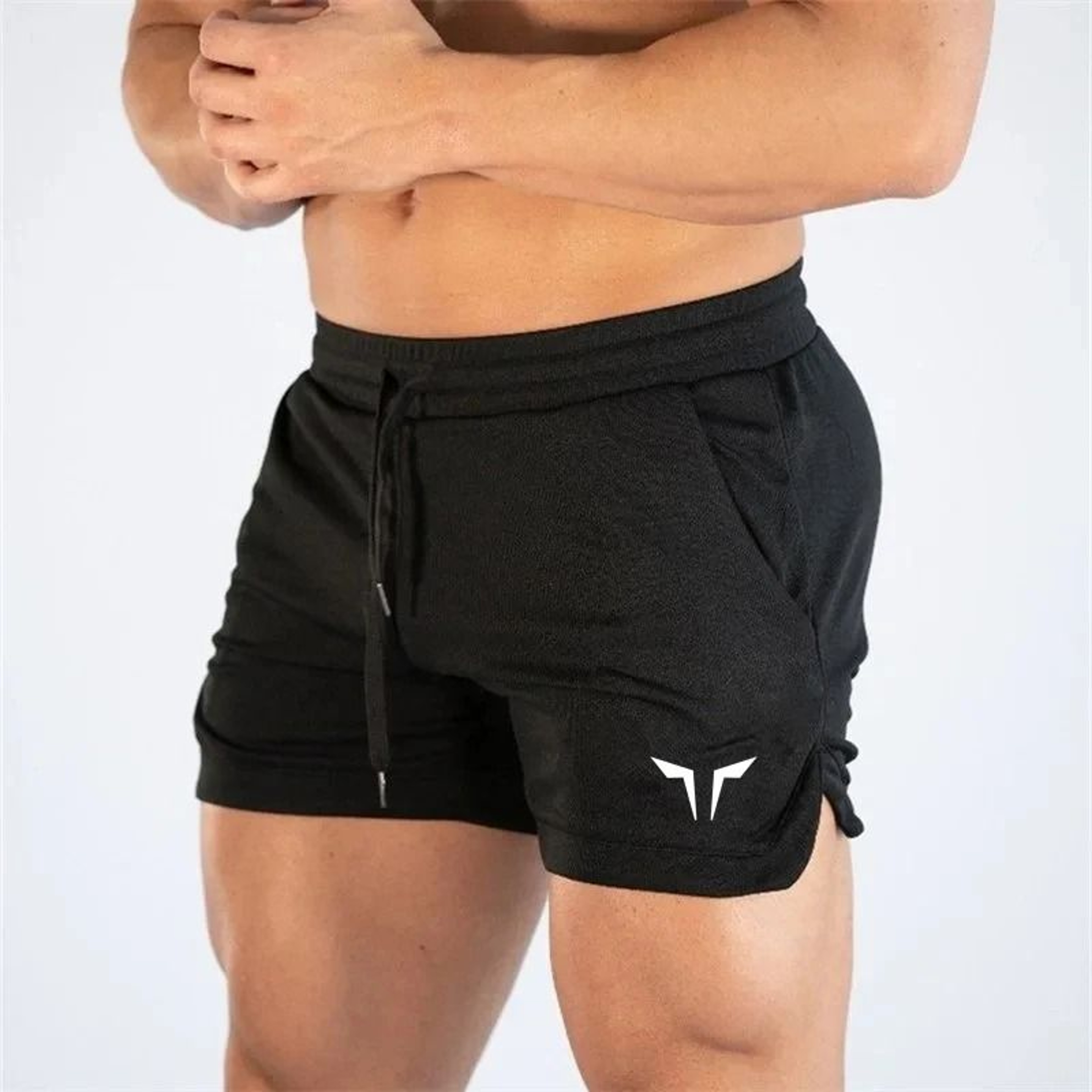 Mens Summer Fitness Shorts Lightweight Gym Jogging Shorts 1