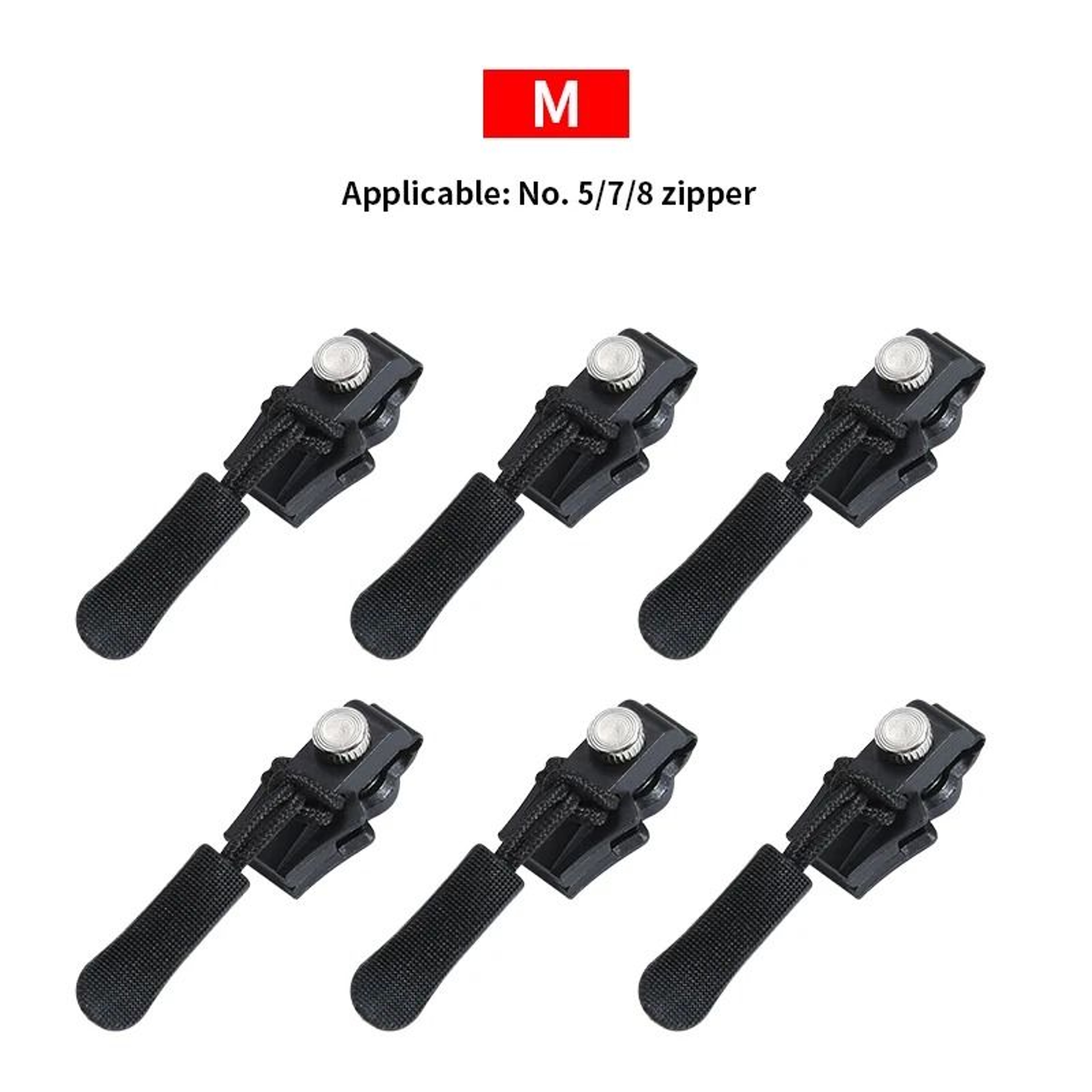 Universal Zipper Repair Kit Quick Replacement Sliders For Bags Jackets And Clothes 13