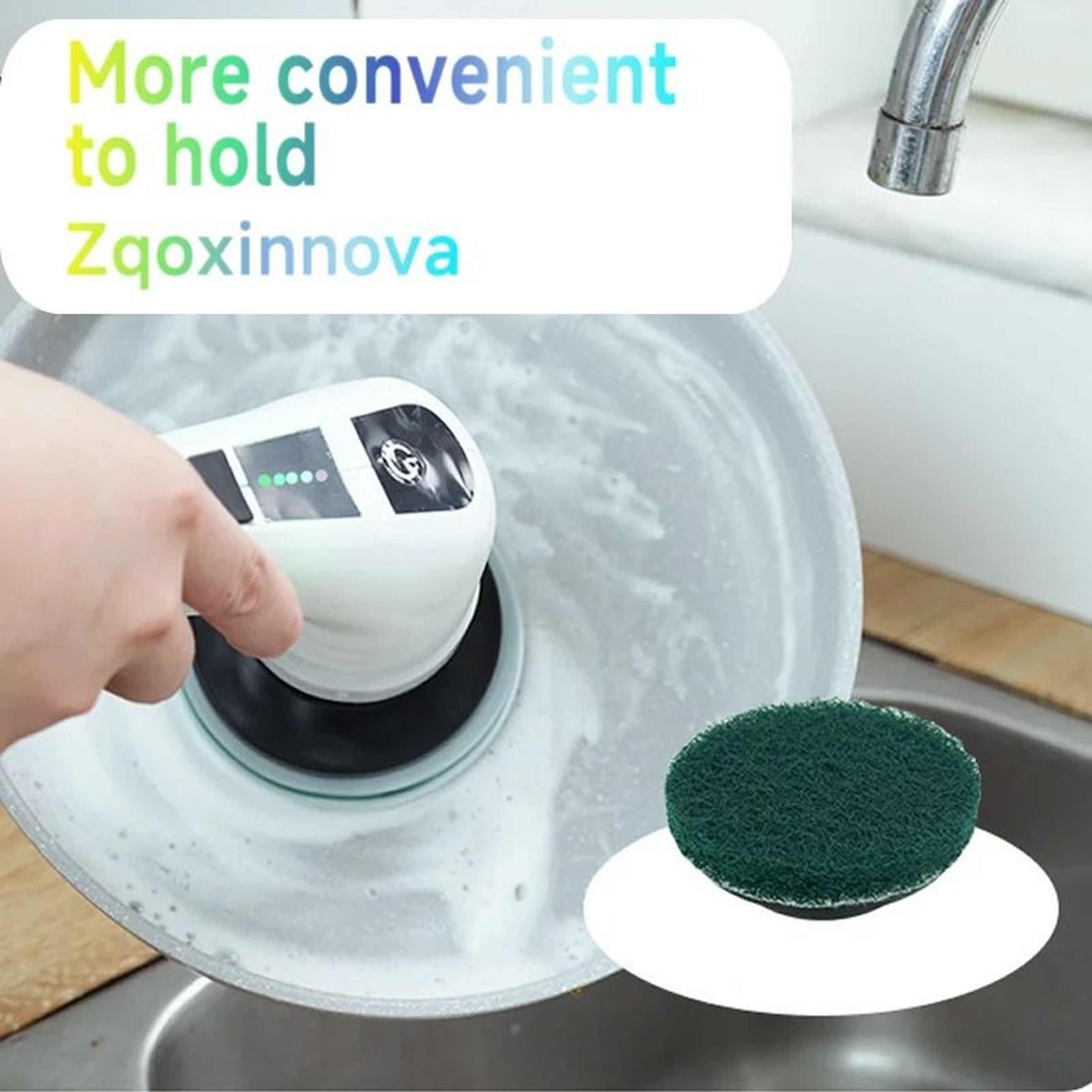 Cordless Electric Spin Scrubber Multipurpose Cleaning Brush With Multiple Heads For Bathroom Kitche 5