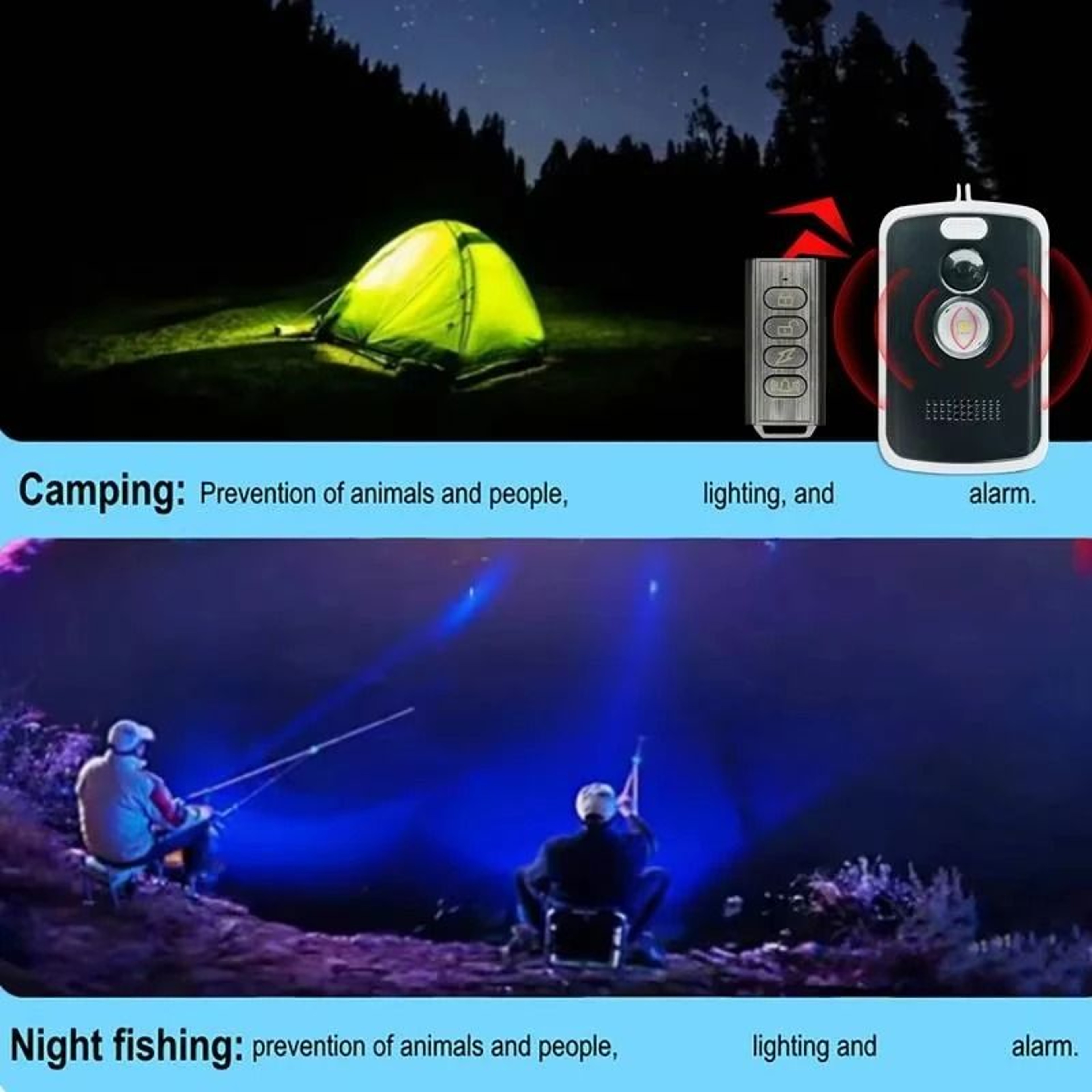 Wireless Infrared Motion Alarm With Remote Control For Outdoor Security And Animal Protection 2
